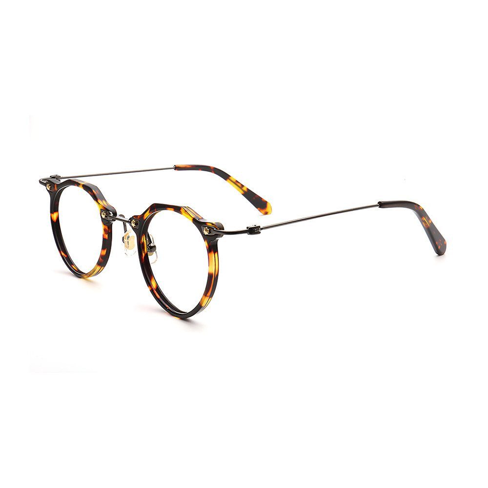 PACIEA Brillengestell Damen Herren 50er Retro Nerd Brille Mode