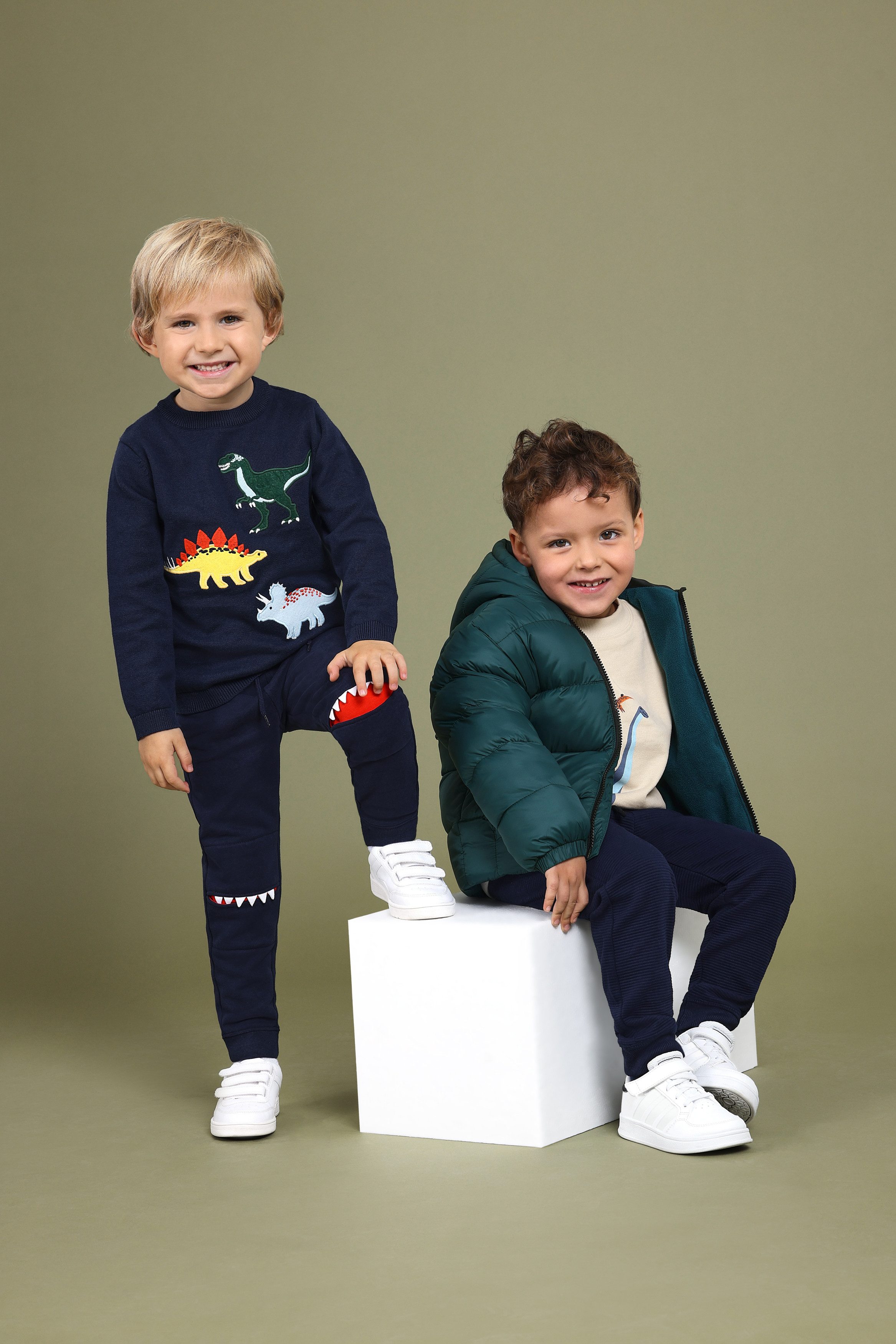 Blue Seven Steppjacke mit Kinnschutz und Windstopper am Reißverschluss