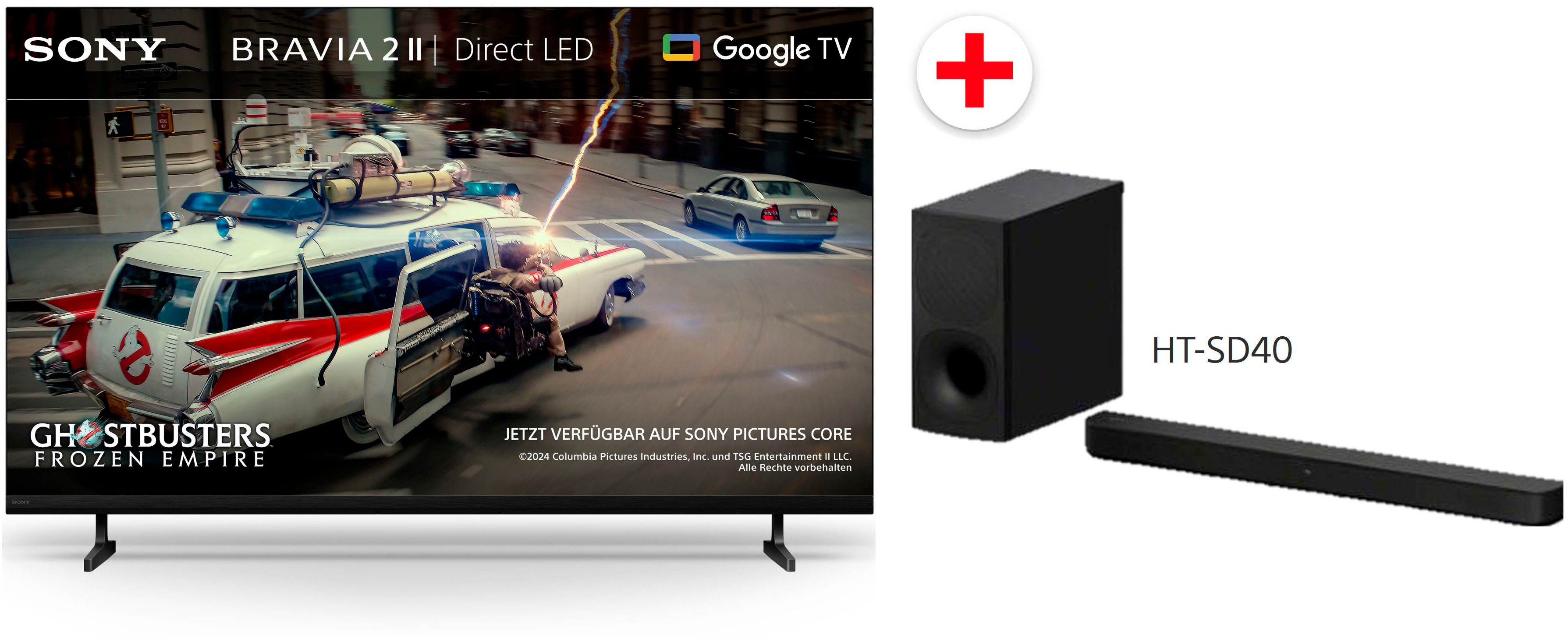 Sony K-43S25M2 DLED-Fernseher (108 cm/43 Zoll, 4K Ultra HD, Google TV)