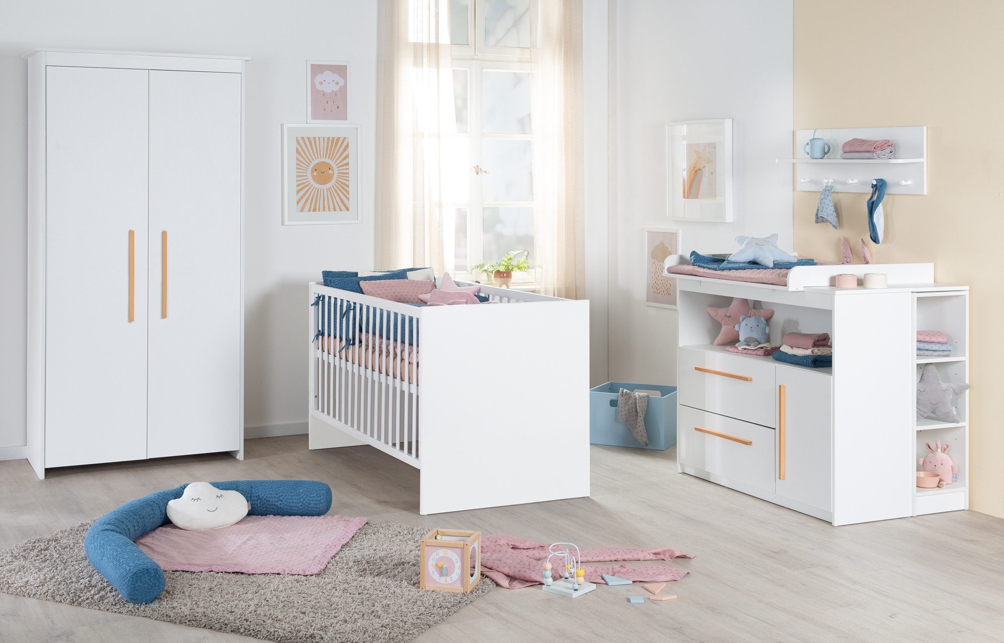 roba® Babyzimmer-Komplettset Lilo 3-teilig, Mitwachsend durch günstig online kaufen