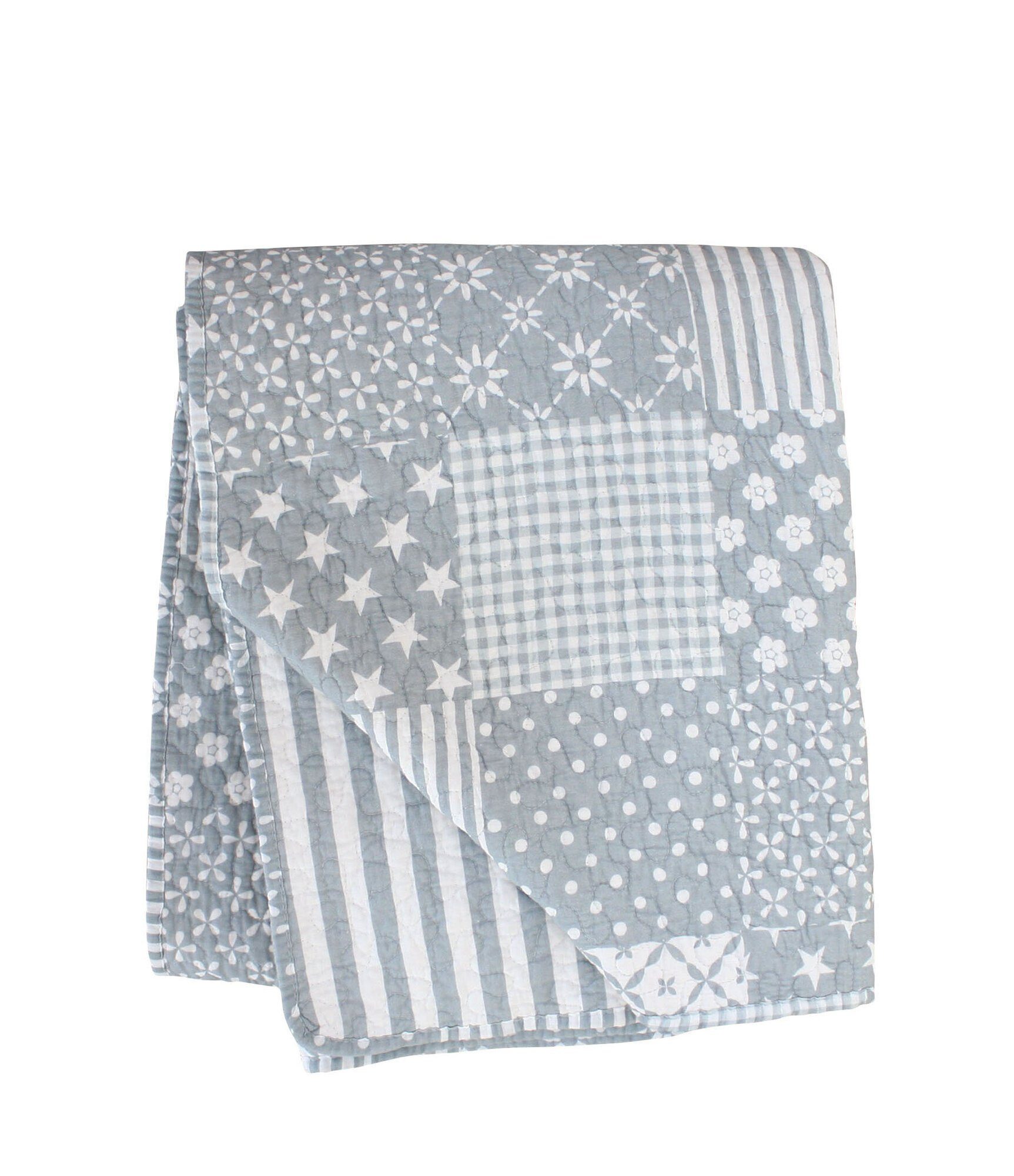 Krasilnikoff Tagesdecke Quilt Patchwork