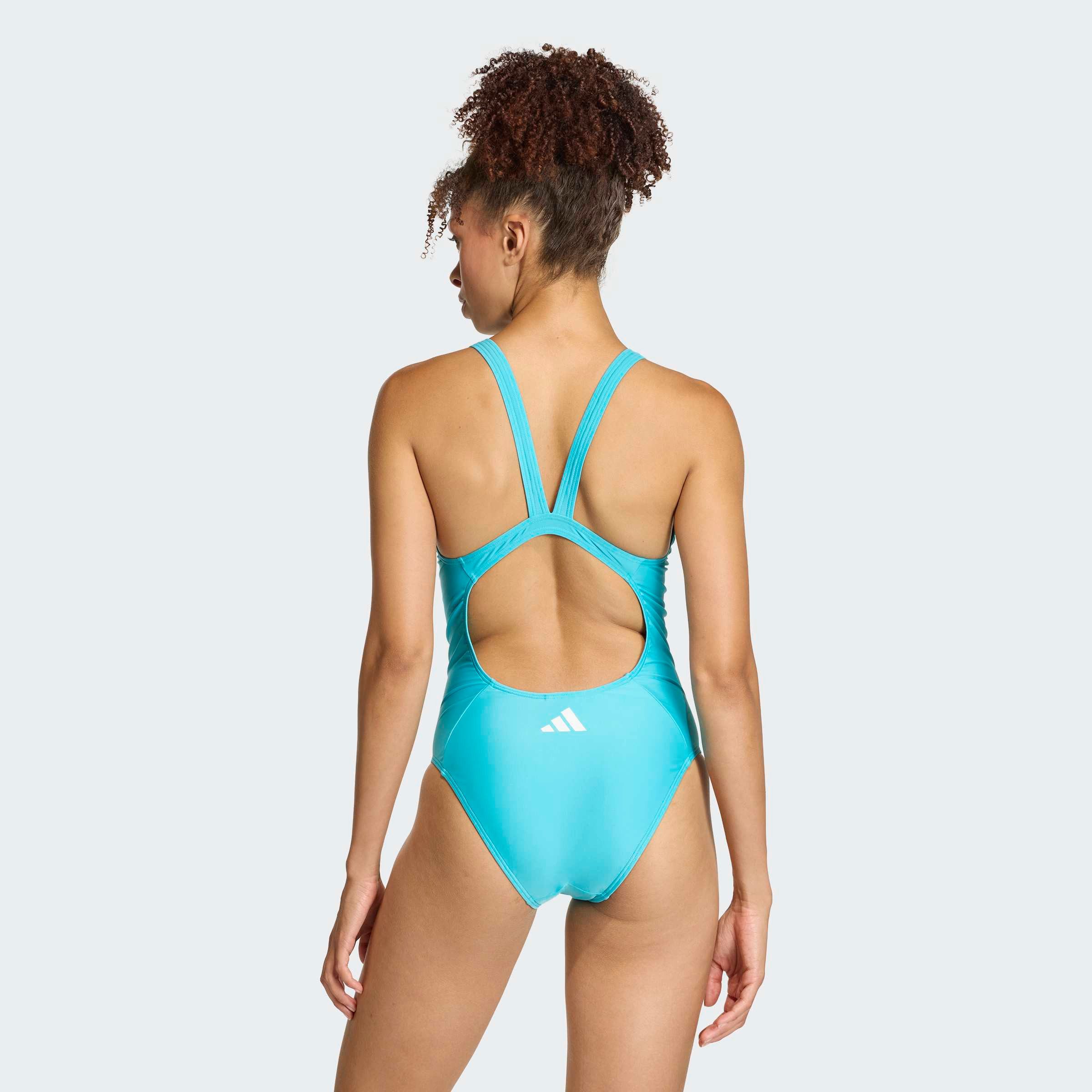 adidas Performance Badeanzug 3-STREIFEN MIT V-FÖRMIGEM RÜCKENDESIGN