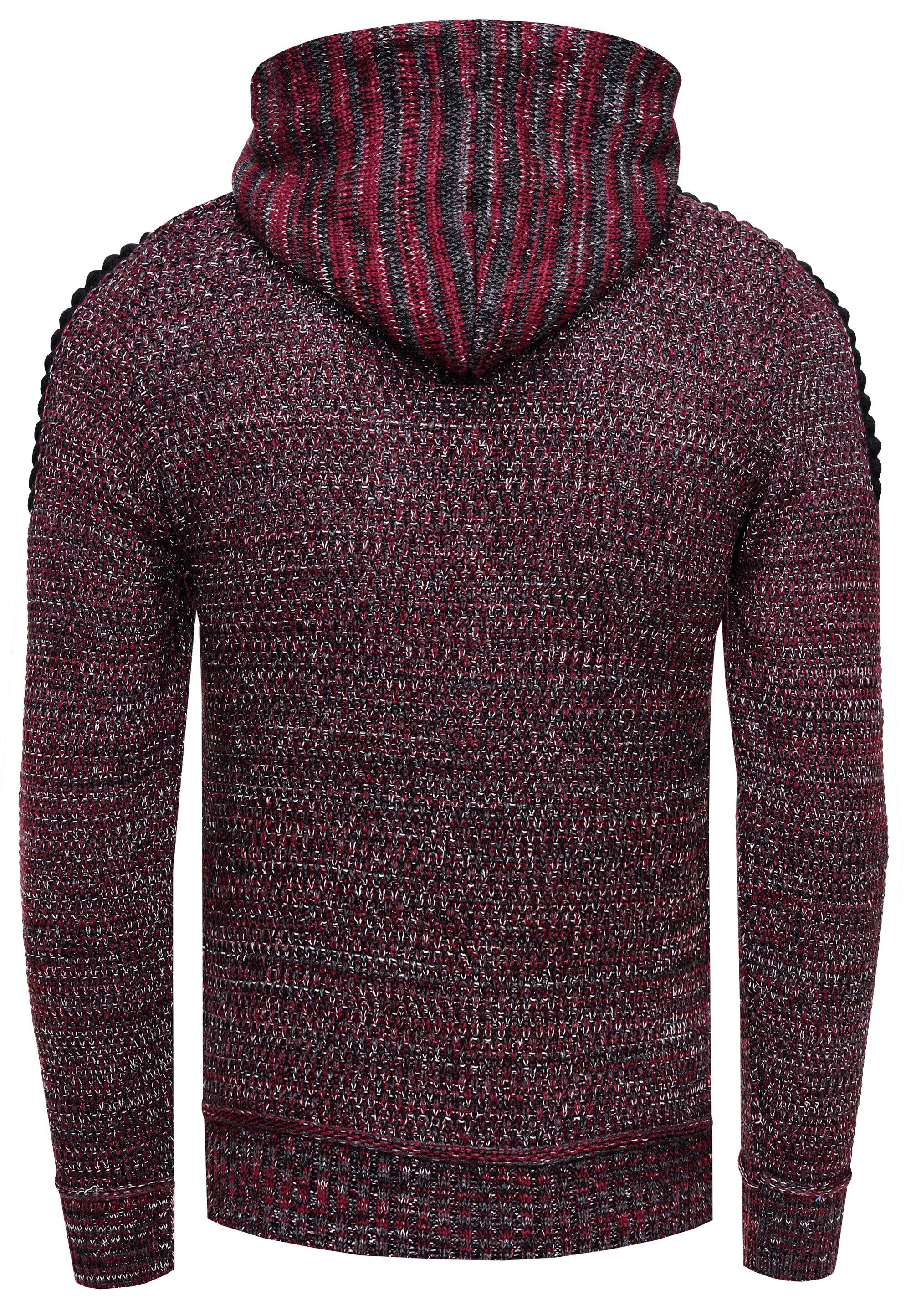 Rusty Neal Kapuzensweatshirt "Knitwear", mit praktischem Reißverschluss günstig online kaufen