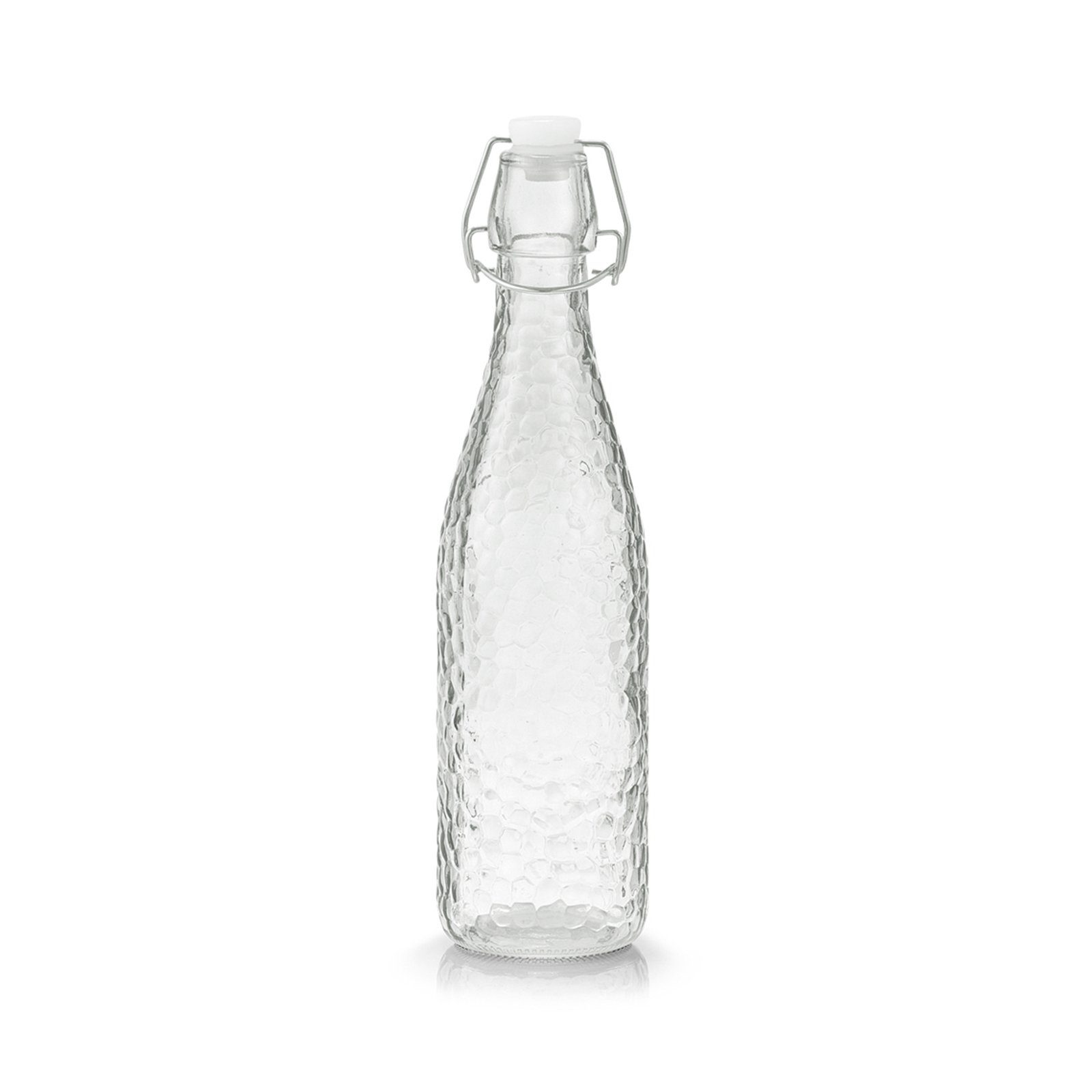Neuetischkultur Glas Vorratsglas transparent mit Glasflasche Bügelverschluss,