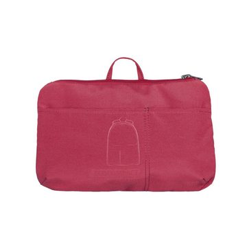 Tucano Laptoprucksack Ecocompact, Faltbarer Rucksack aus recyceltem Kunststoff, Rot