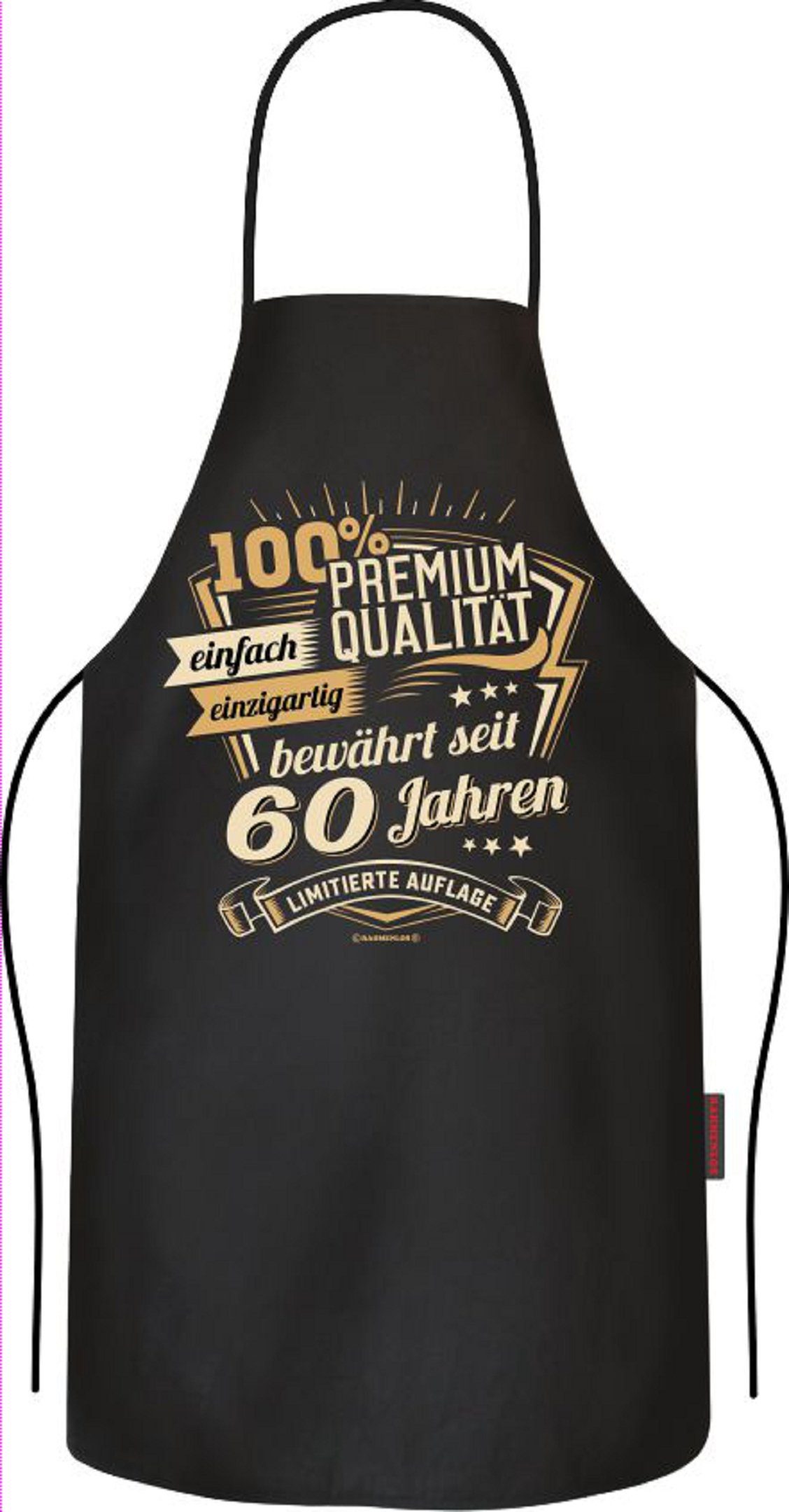RAHMENLOS® Grillschürze als Geschenk zum 60. Geburtstag bewährt seit