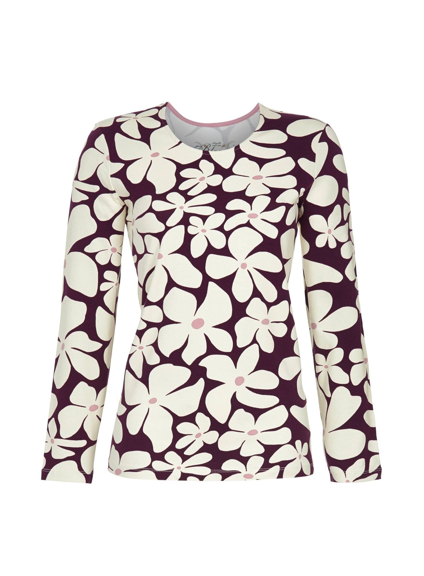 Ringella Pyjamaoberteil mit abstrahiertem Blumenprint (1-tlg) günstig online kaufen
