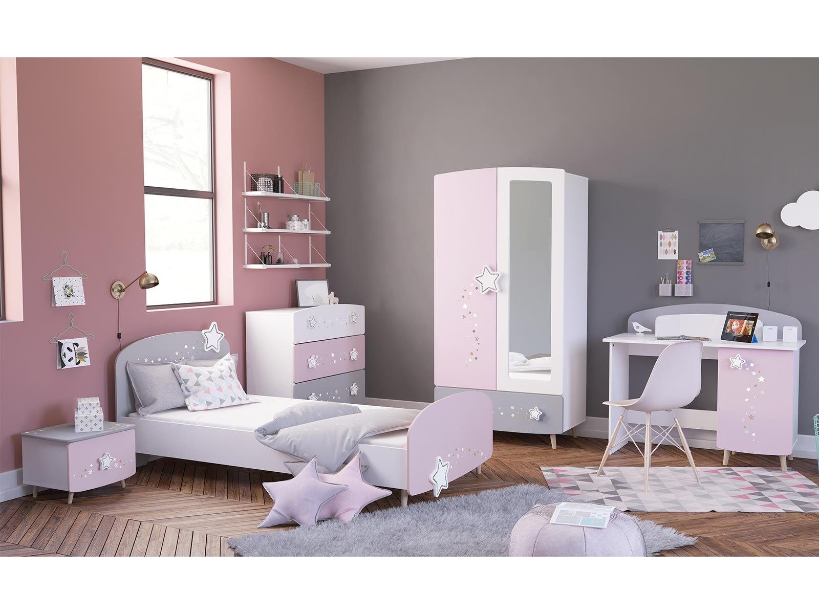 möbelando Jugendzimmer-Set Savannah, (5-teilig, 5-tlg), cm günstig online kaufen