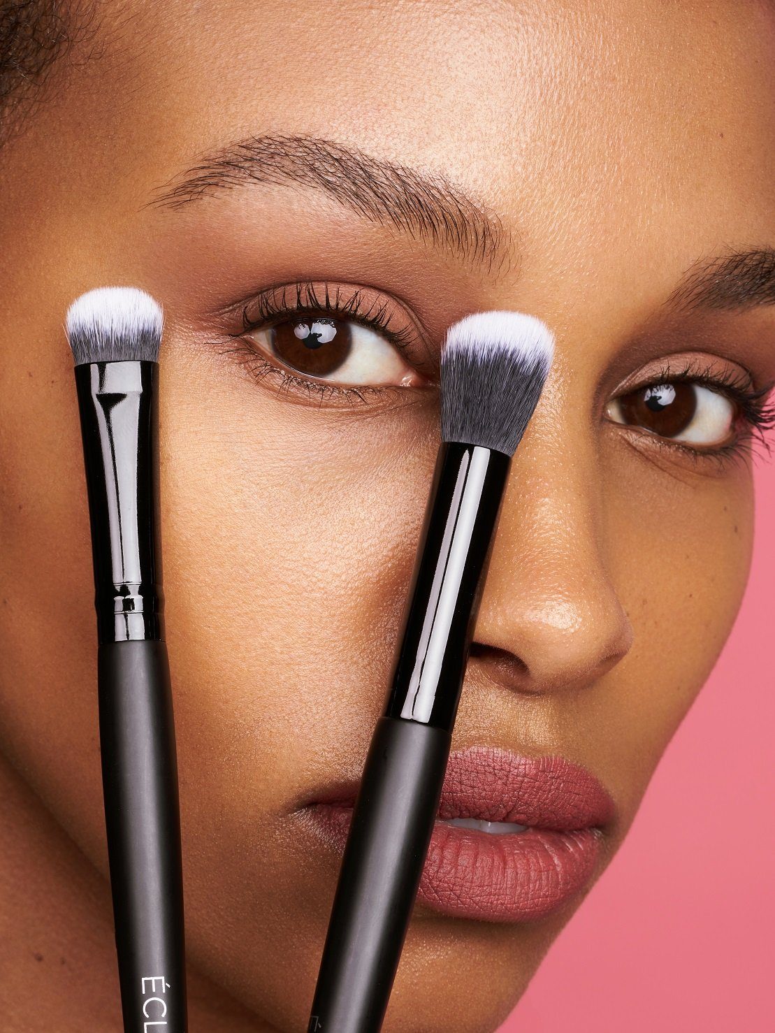 ÉCLAT Kosmetikpinsel-Set Brush Set 15/16 - Wasserpinsel Set, Schminkpinkset, Kosmetik, MakeUp, 16 tlg., vegan