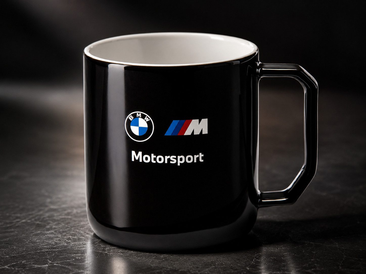 BMW Tasse BMW M Logo Tasse – schwarz glänzend, 350 ml LIMITED EDITIO, 1-tlg.
