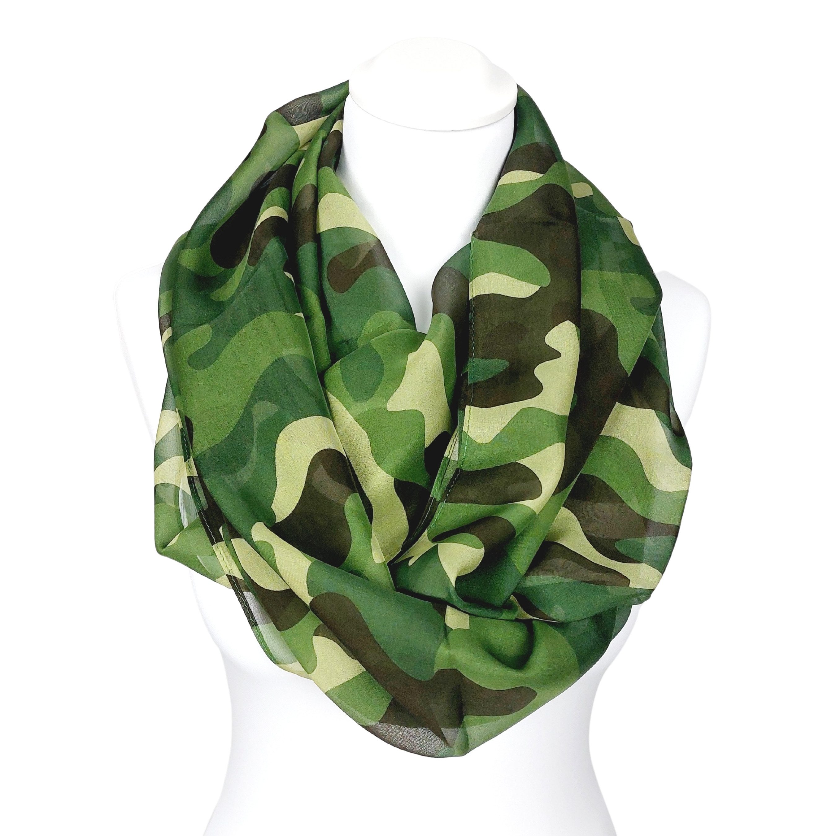 Seidenschal Seidenschal Halstuch Schal Camouflage