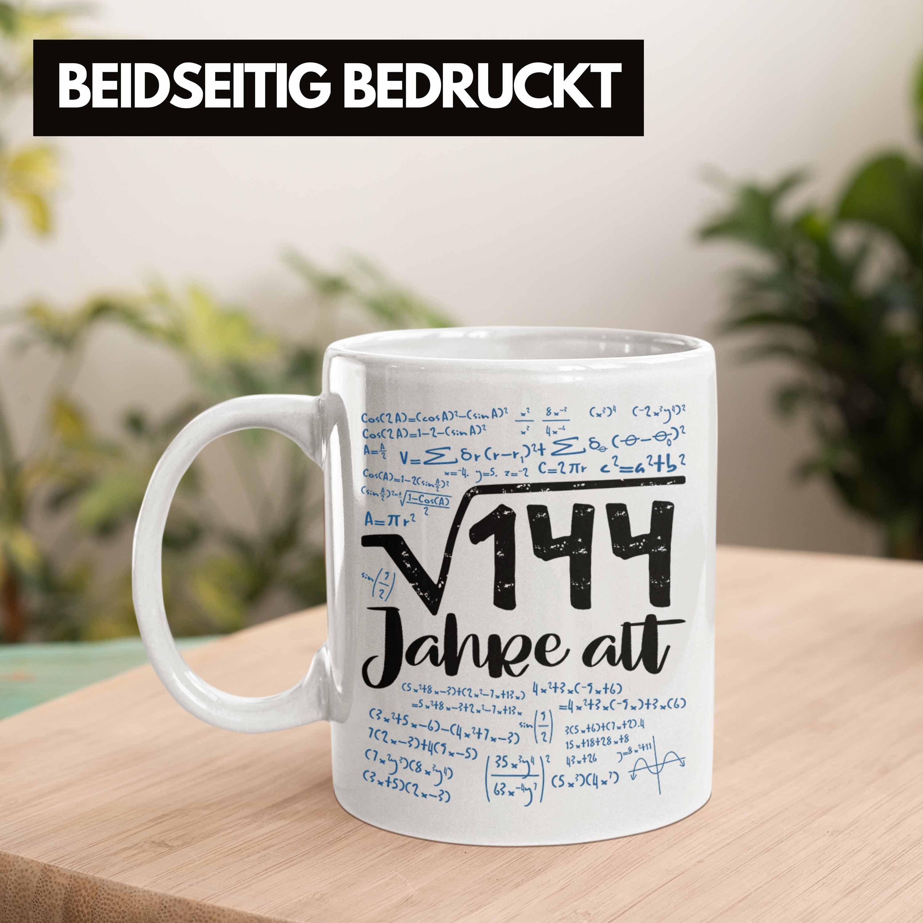 144 Trendation Tasse Tasse Idee 12er Quadratwurzel 12. Geschenk Math Weiss Lustige Geburtstag