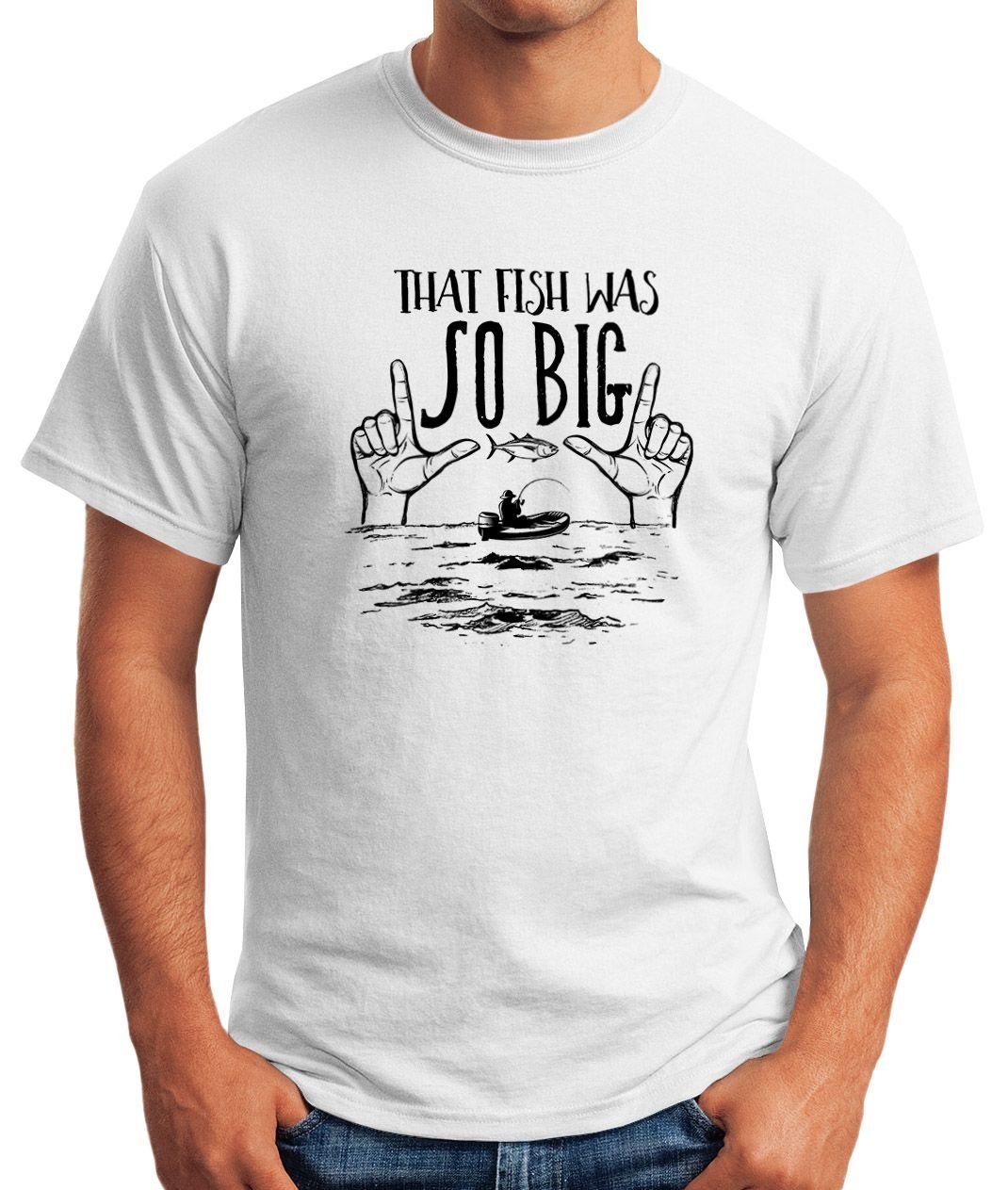 MoonWorks Print-Shirt Herren T-Shirt Angler-Shirt That günstig online kaufen