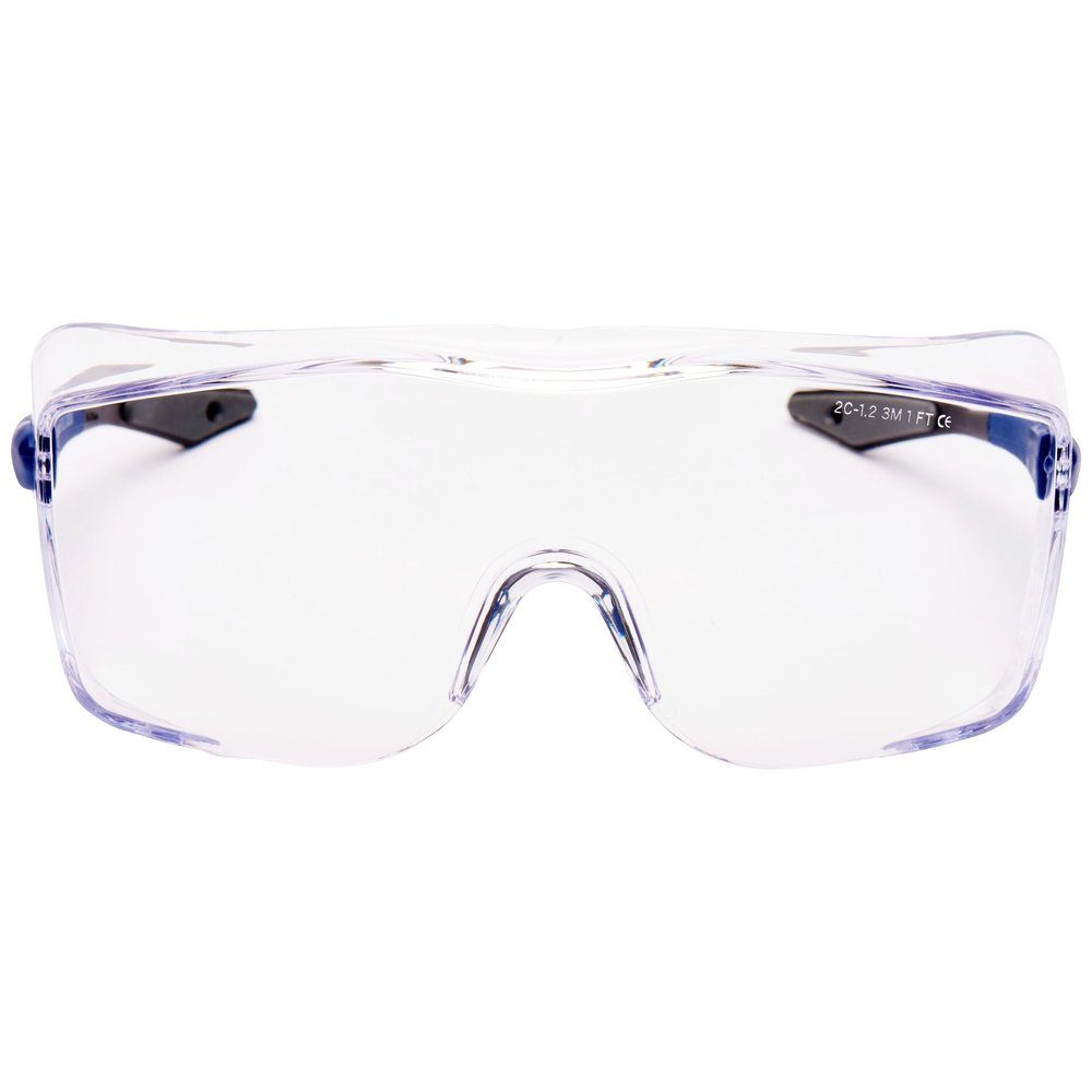 Blau, DIN Schwarz Überbrille 166-1 3M OX 3M EN OX3000B Arbeitsschutzbrille Schutzbrille
