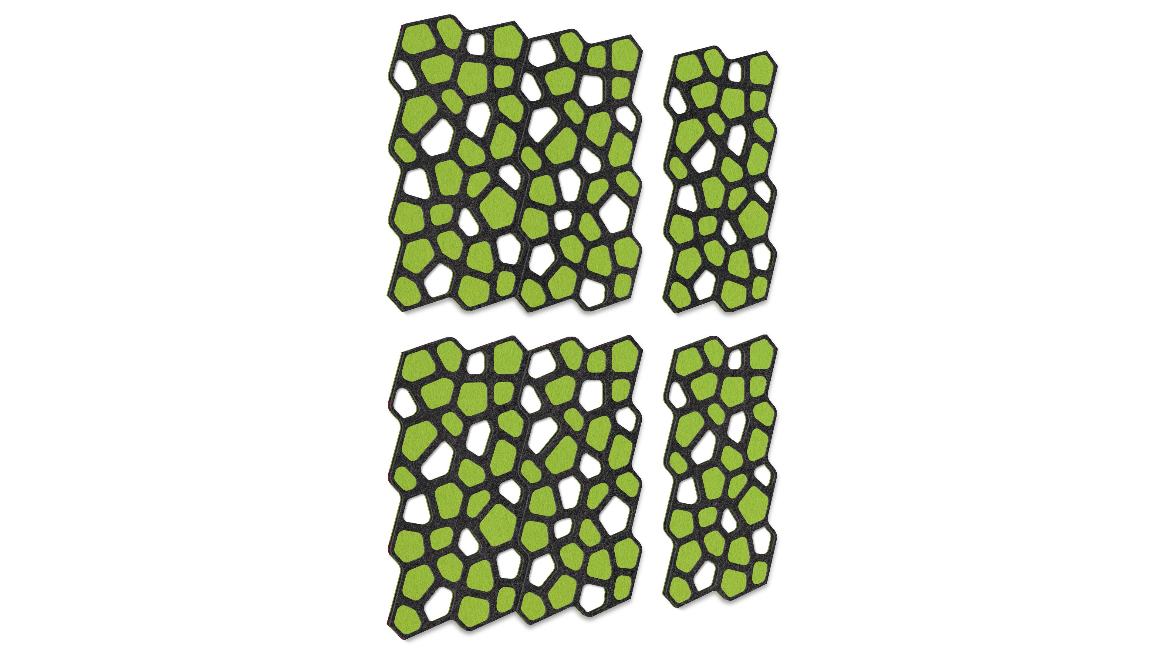 platino24 Akustikplatte platino24 „NAIROBI“ 6er-Set Akustik-Objekt