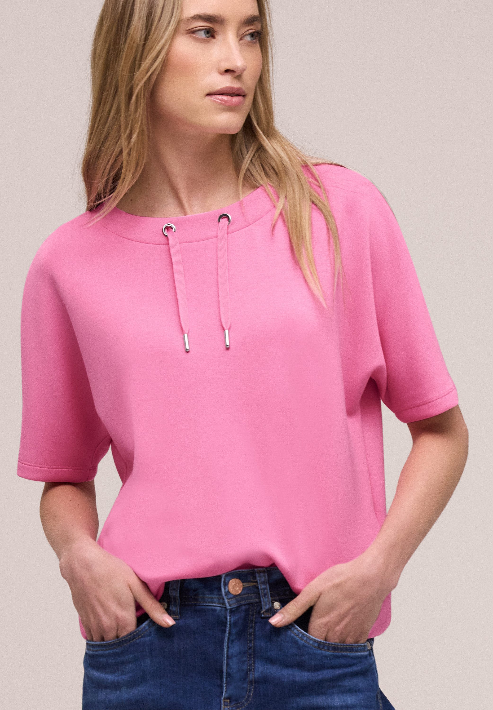 STREET ONE T-Shirt im Silk Look günstig online kaufen