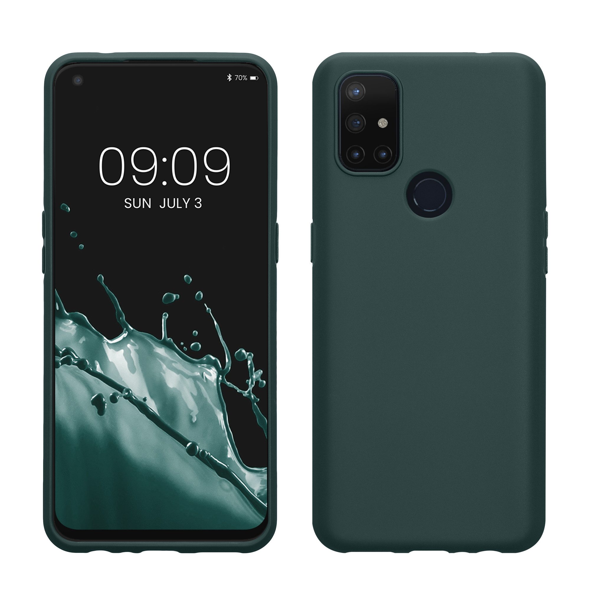 kwmobile Handyhülle Hülle für OnePlus Nord N10 5G, Hülle Silikon - Soft Handyhülle - Handy Case Cover