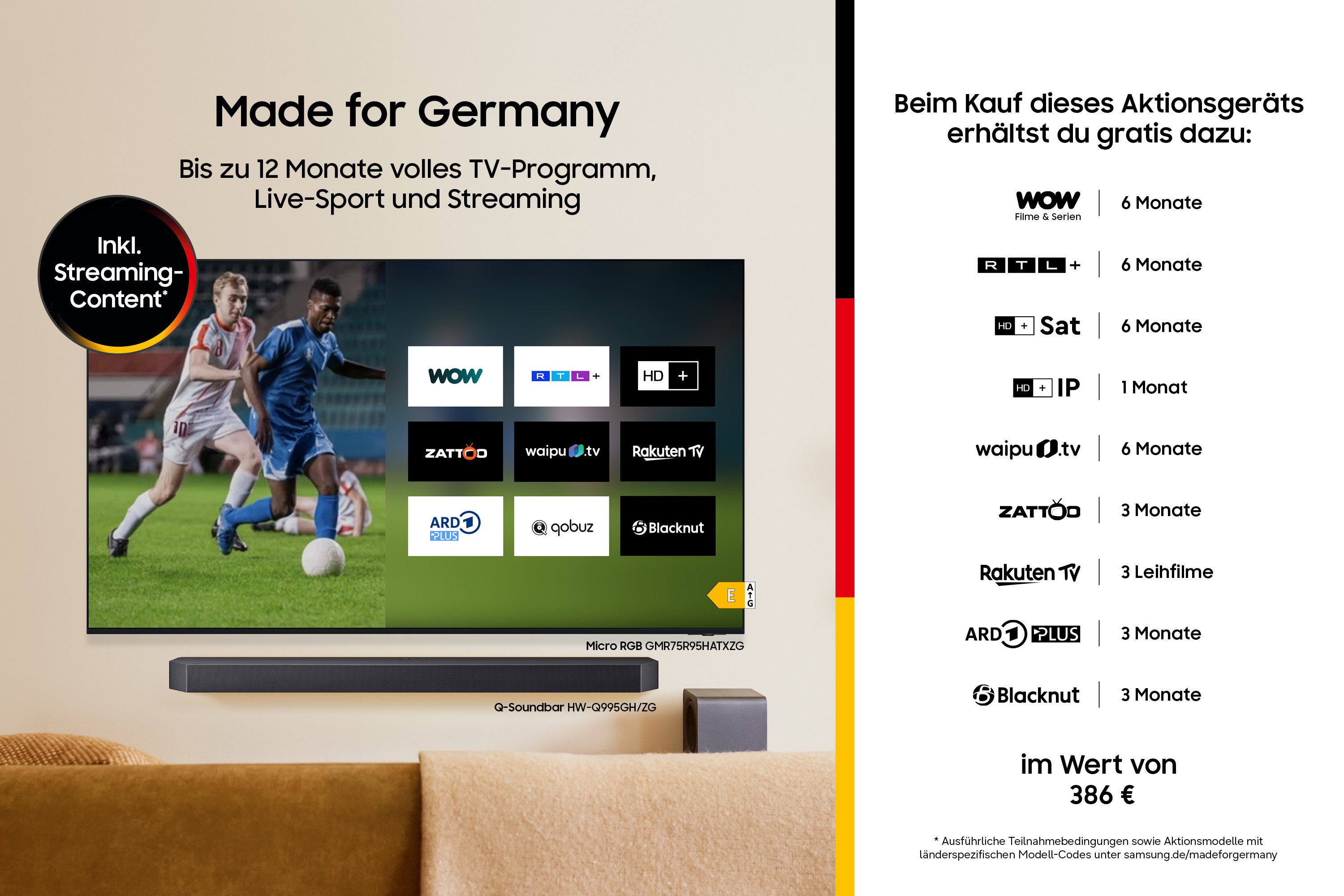 Samsung GQ65S90FAT OLED-Fernseher (163 cm/65 Zoll, 4K Ultra HD, Smart-TV, HDR+, Dolby Atmos & AI Sound, Gaming Hub, Upscaling Pro, bis zu 144Hz)