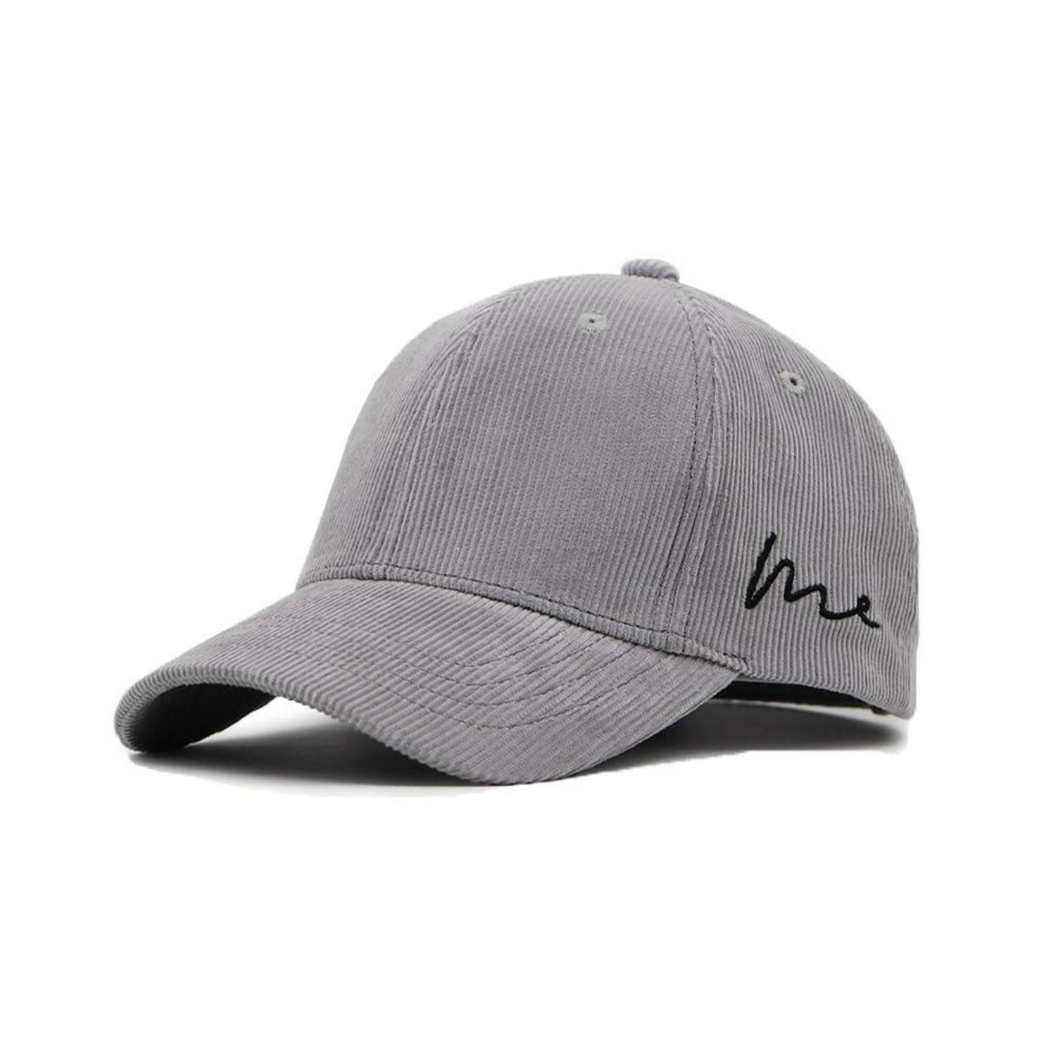 Baseball Cap Basecap Herren Verstellbar Cord Wärmend Winddicht L Hellgrau