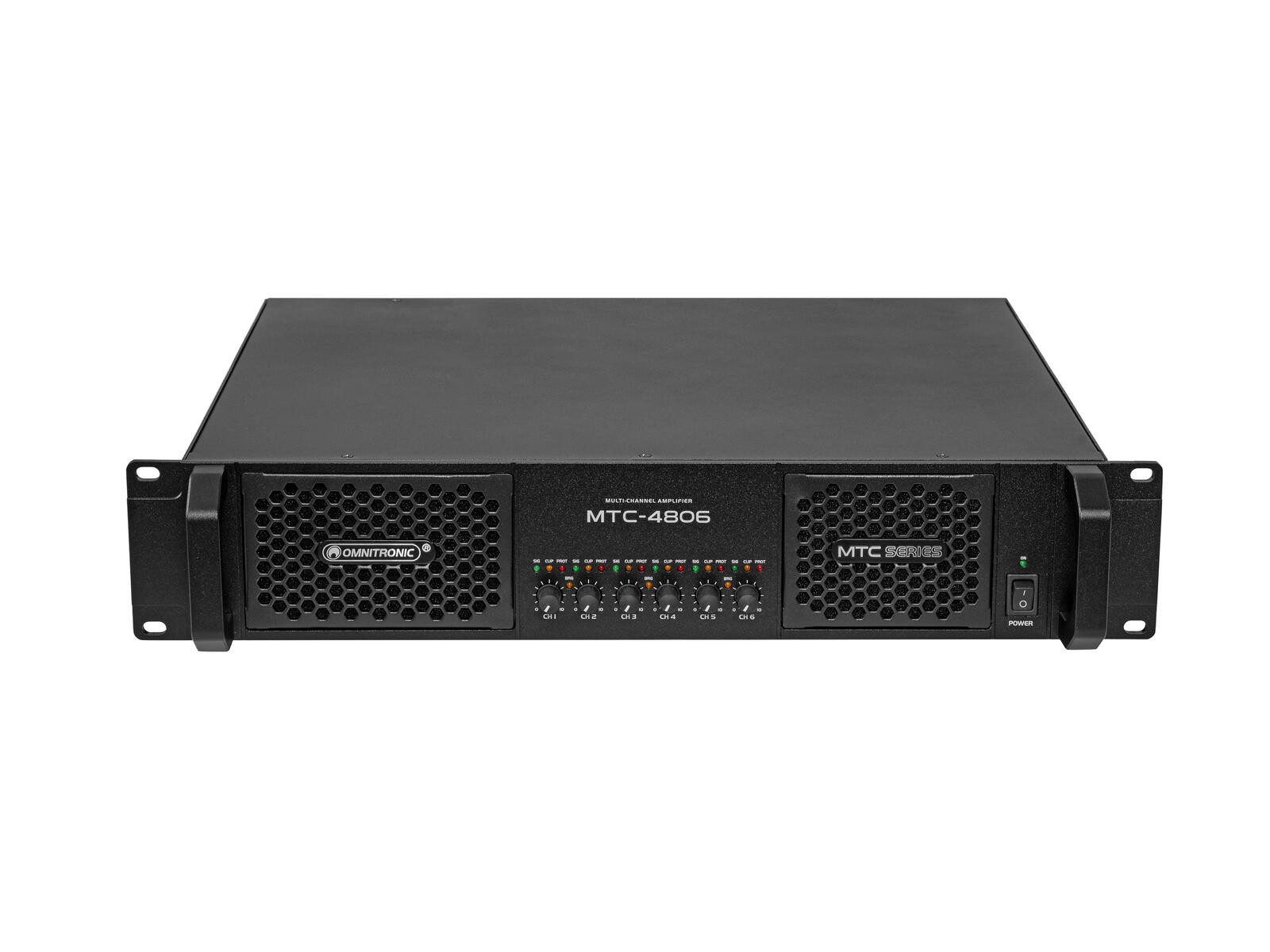 Omnitronic OMNITRONIC MTC-4806 6-Kanal Endstufe Audioverstärker