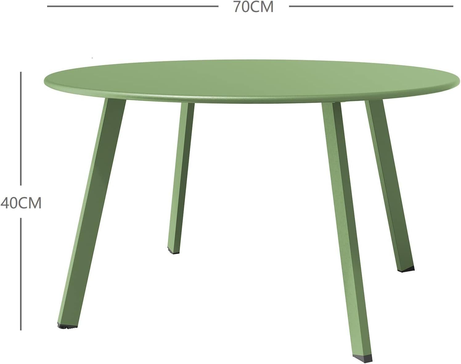 Grand patio Couchtisch Runder Kaffeetisch, Legierter günstig online kaufen