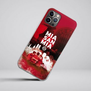 DeinDesign Handyhülle FCB Mia San Mia FC Bayern München FCB - MIA SAN MIA, Apple iPhone 12 Pro Silikon Hülle Bumper Case Handy Schutzhülle