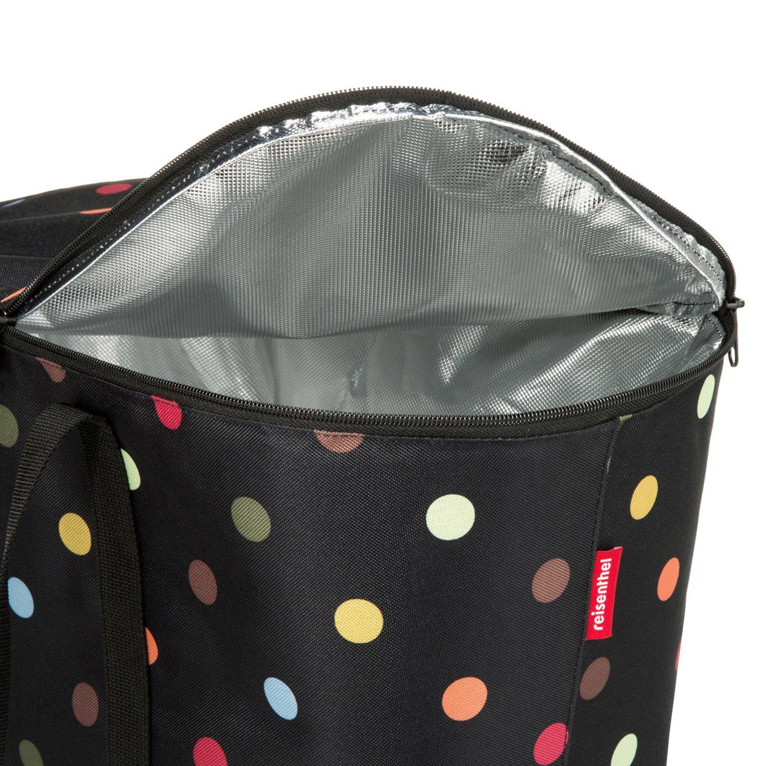 Dekor mixed black Kühltasche Thermo Wahl REISENTHEL® coolerbag l Farbe - zur Picknickkorb Einkaufskorb dots 20