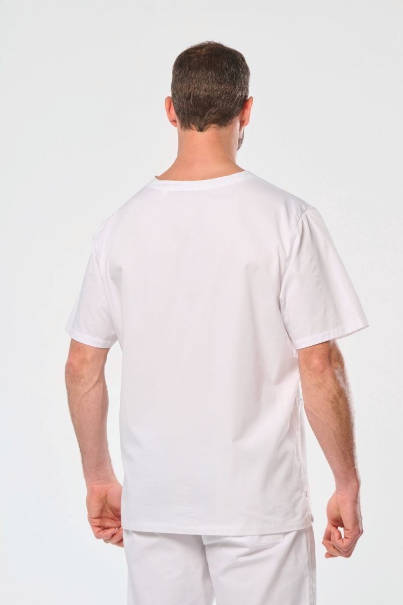 WK. Designed To Work Arztkittel Kurzärmlige Unisex-Tunika aus Baumwolle