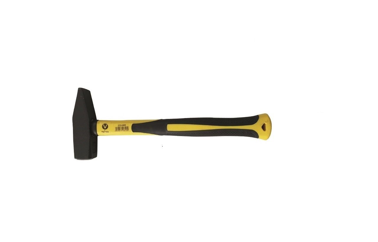 VaGo-Tools Hammer Schlosserhammer Fiberglasstiel Hammer 1000g