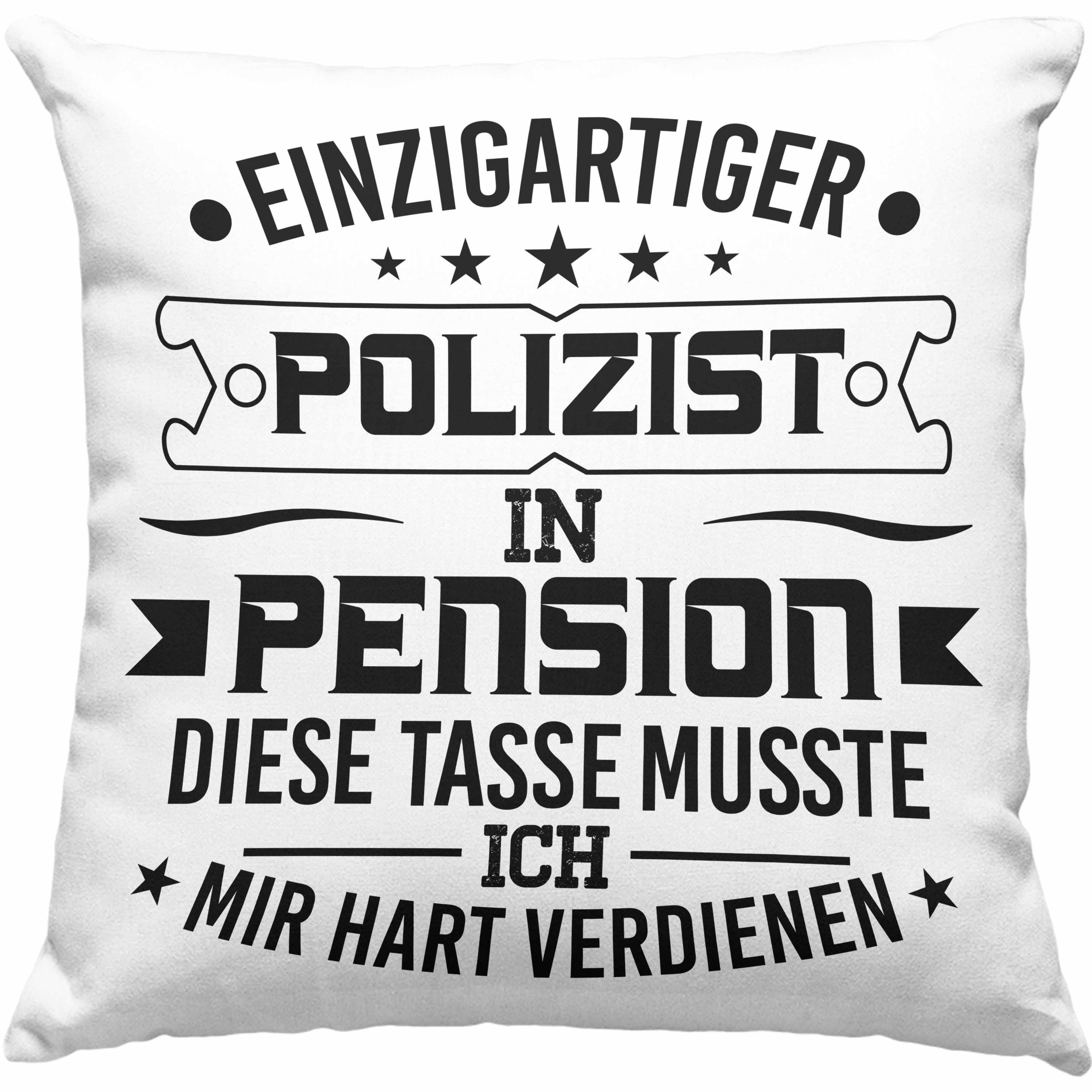 Trendation Dekokissen Trendation Polizist Kissen Geschenk Bester