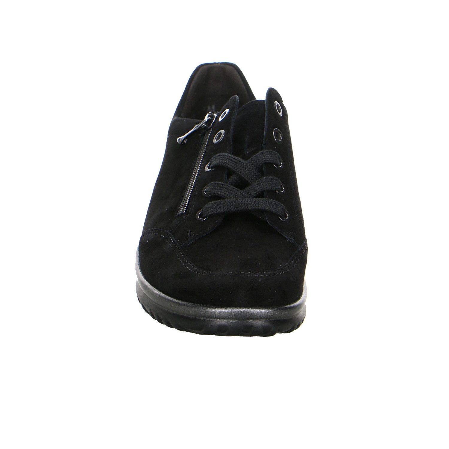 Semler Semler Samt-chevro Velour Comfort Schnürschuhe schwarz Schnürschuh