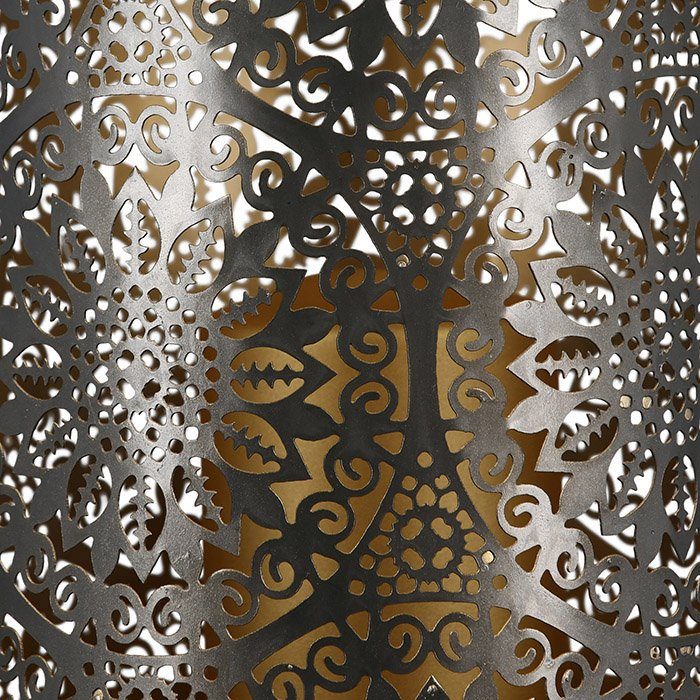 Casablanca by Gilde Kerzenlaterne Amira, (1 aus Metall Weihnachtsdeko St), aussen