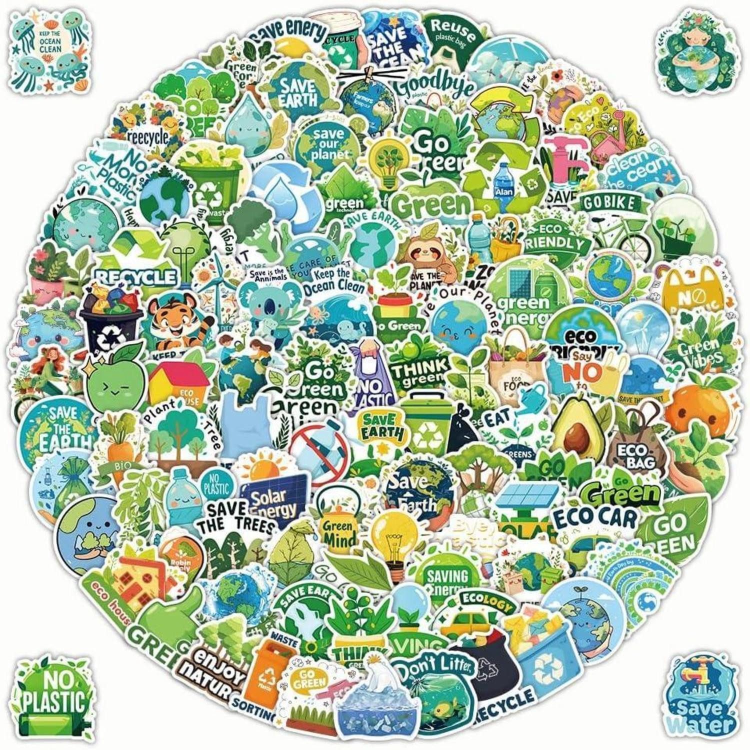 LuxusKollektion Laptop-Aufkleber Aufkleber 200 Stück Umweltschutz Vinyl wasserdicht für Laptop Auto