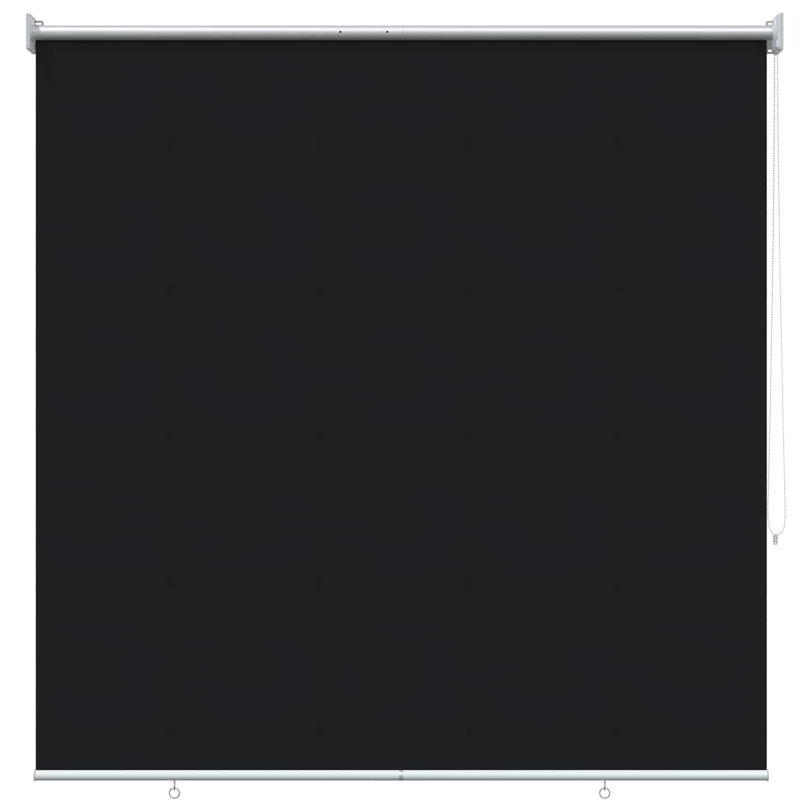 Rollo Außen-Rollos mit UV-Schutz Schwarz 145 x 230 cm (B x H), vidaXL