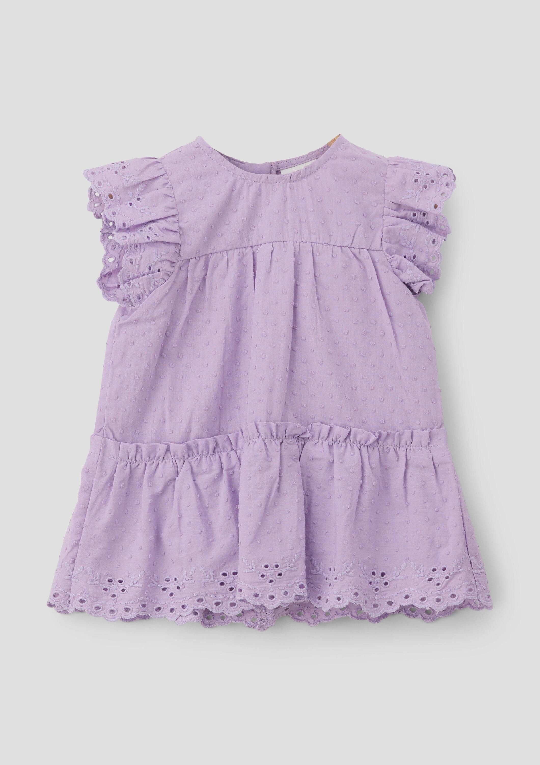 s.Oliver Minikleid Kleid Kleid mit Dobby-Struktur