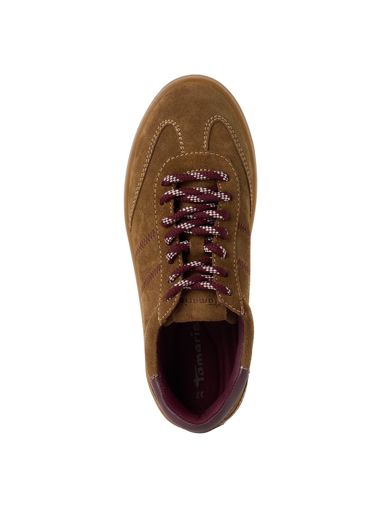 Tamaris COMFORT-Lining, Removable Sock aus Leder Sneaker COMFORT-Lining
