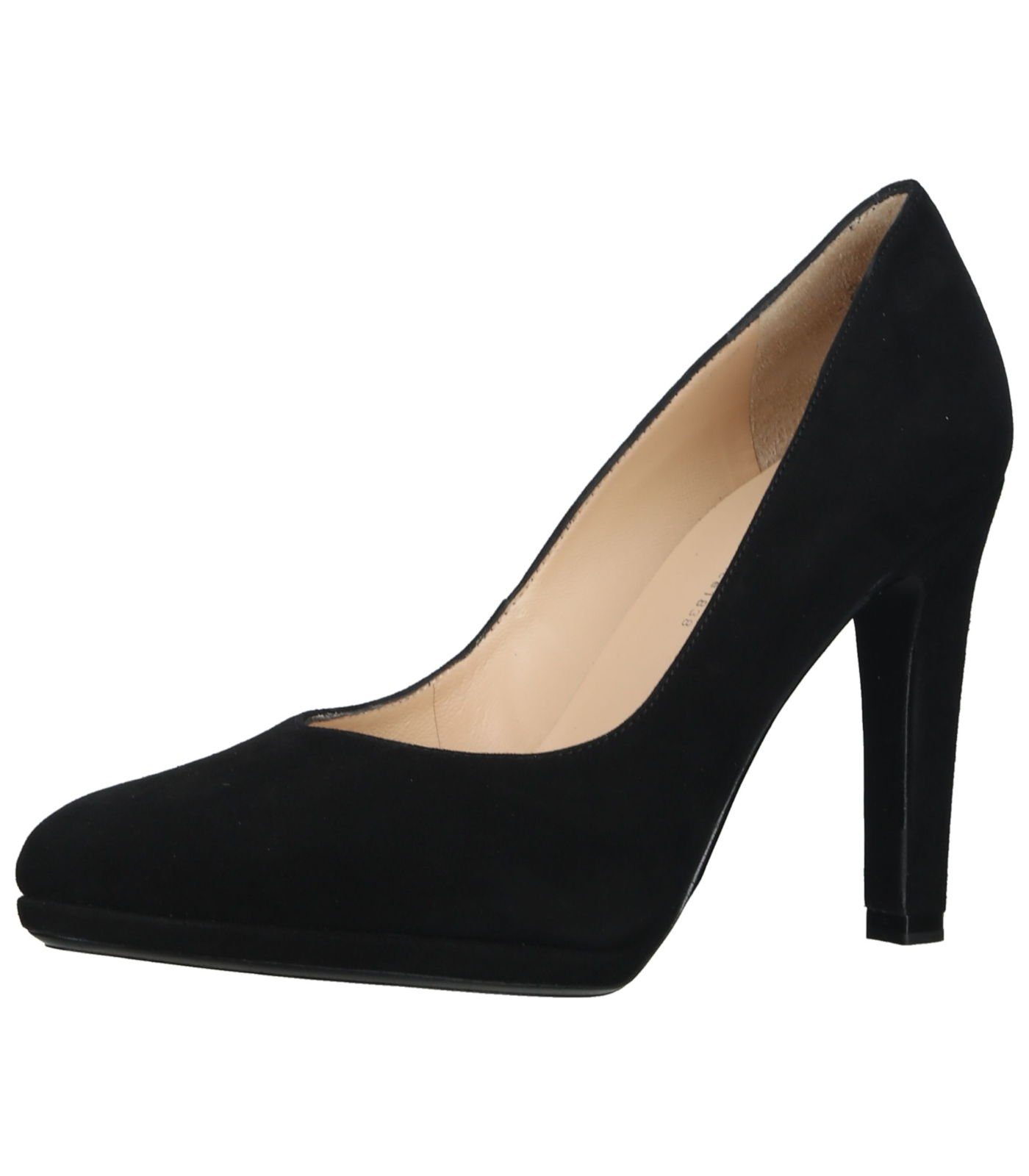 Peter Kaiser Pumps Veloursleder High-Heel-Pumps Schwarz