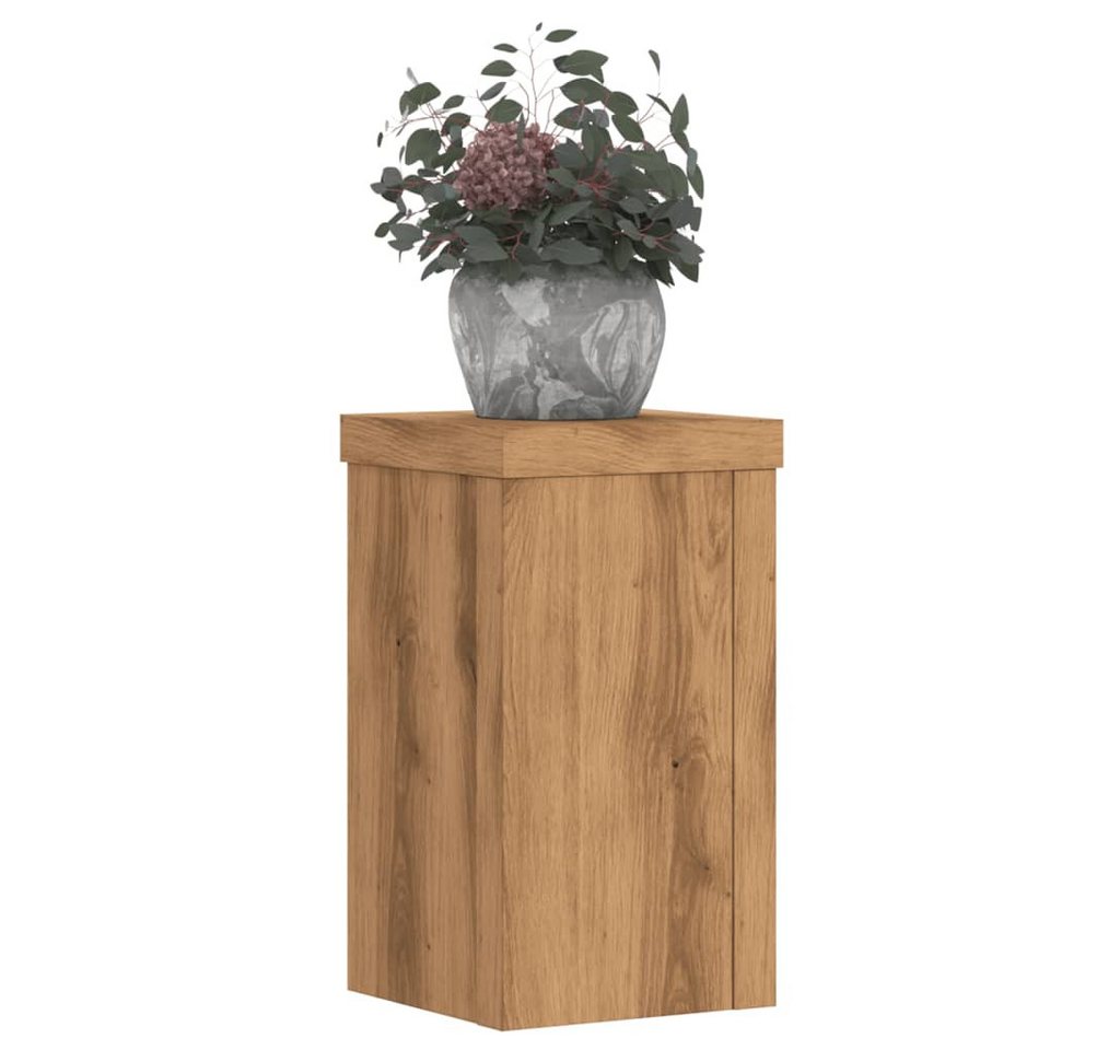 Thumbnail - vidaXL Blumenständer Pflanzenständer 2 Stk. Artisan-Eiche 10x10x18 cm Holzwerkstoff (2 St)