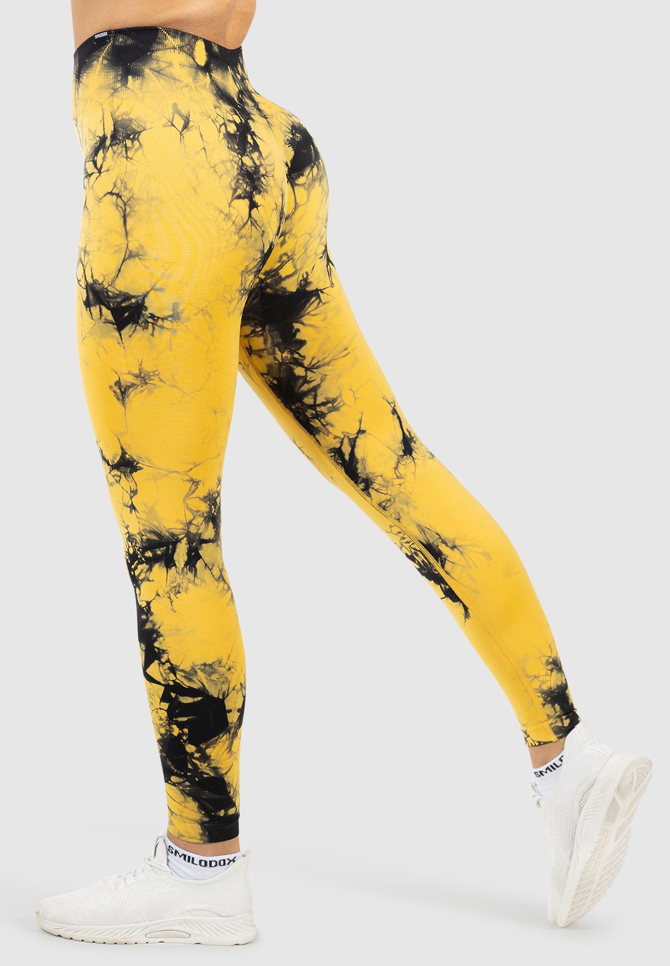 Smilodox Leggings Becci, Seamless High Waist Scrunch Sporthose, Batik-Effek günstig online kaufen