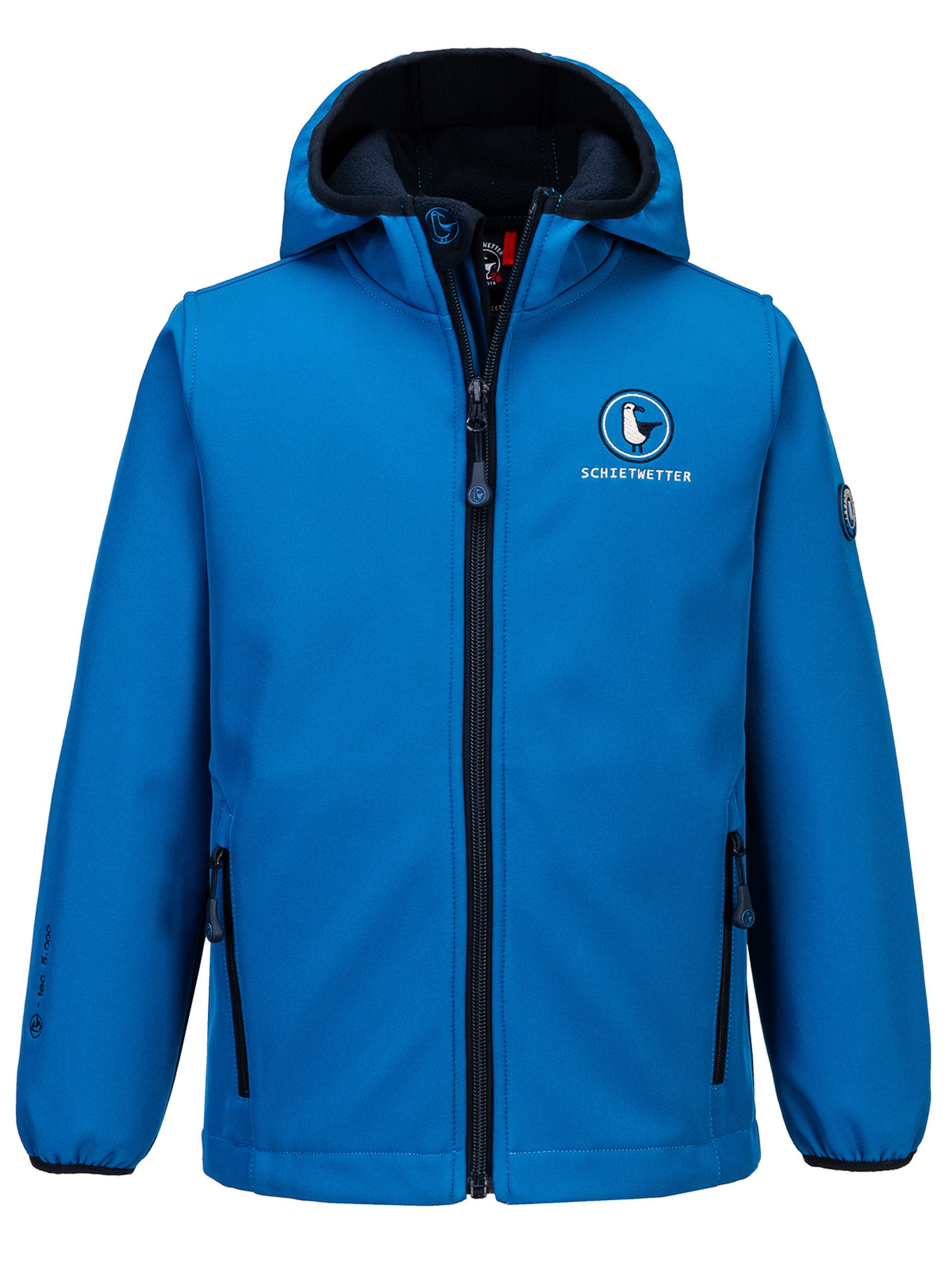 Schietwetter Funktionsjacke Unisex Kinder Softshelljacke "Michel"