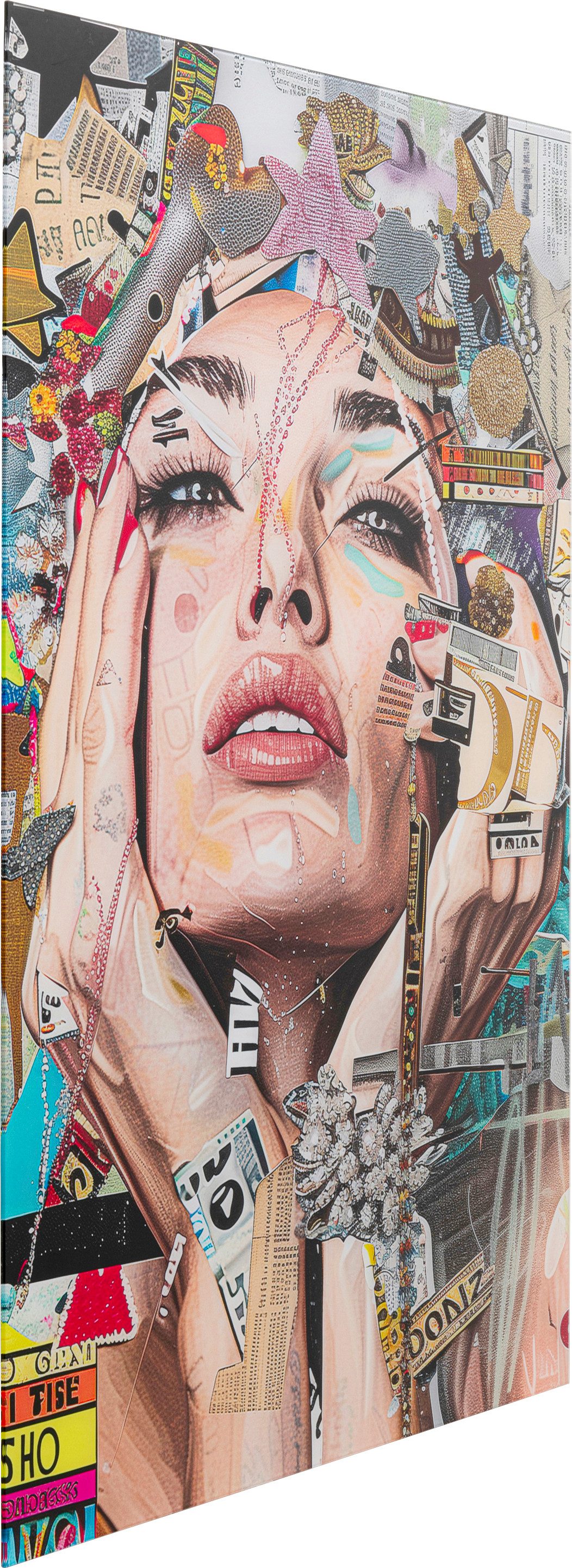 Kare Design Glasbild Artsy Portrait 80x120cm