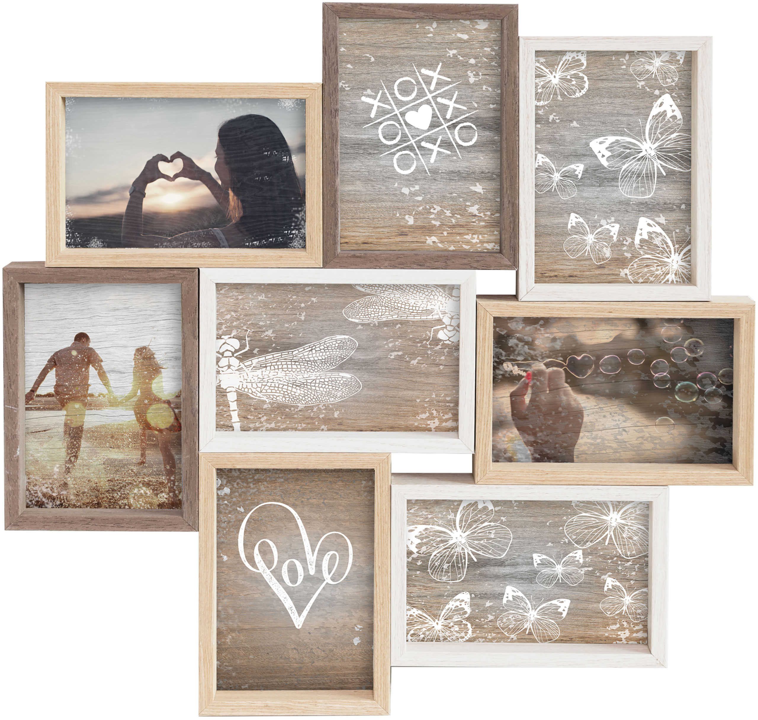 accent by nielsen Collagerahmen Mixed Colours Collage für 5/8/10 Fotos à10x günstig online kaufen