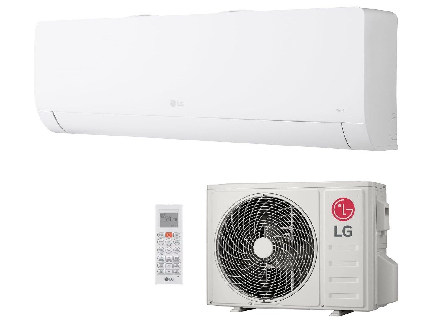 LG Split-Klimagerät WZ12AW Wifi Set R32, 3,4 kW, A++ INKLUSIVE WIFI