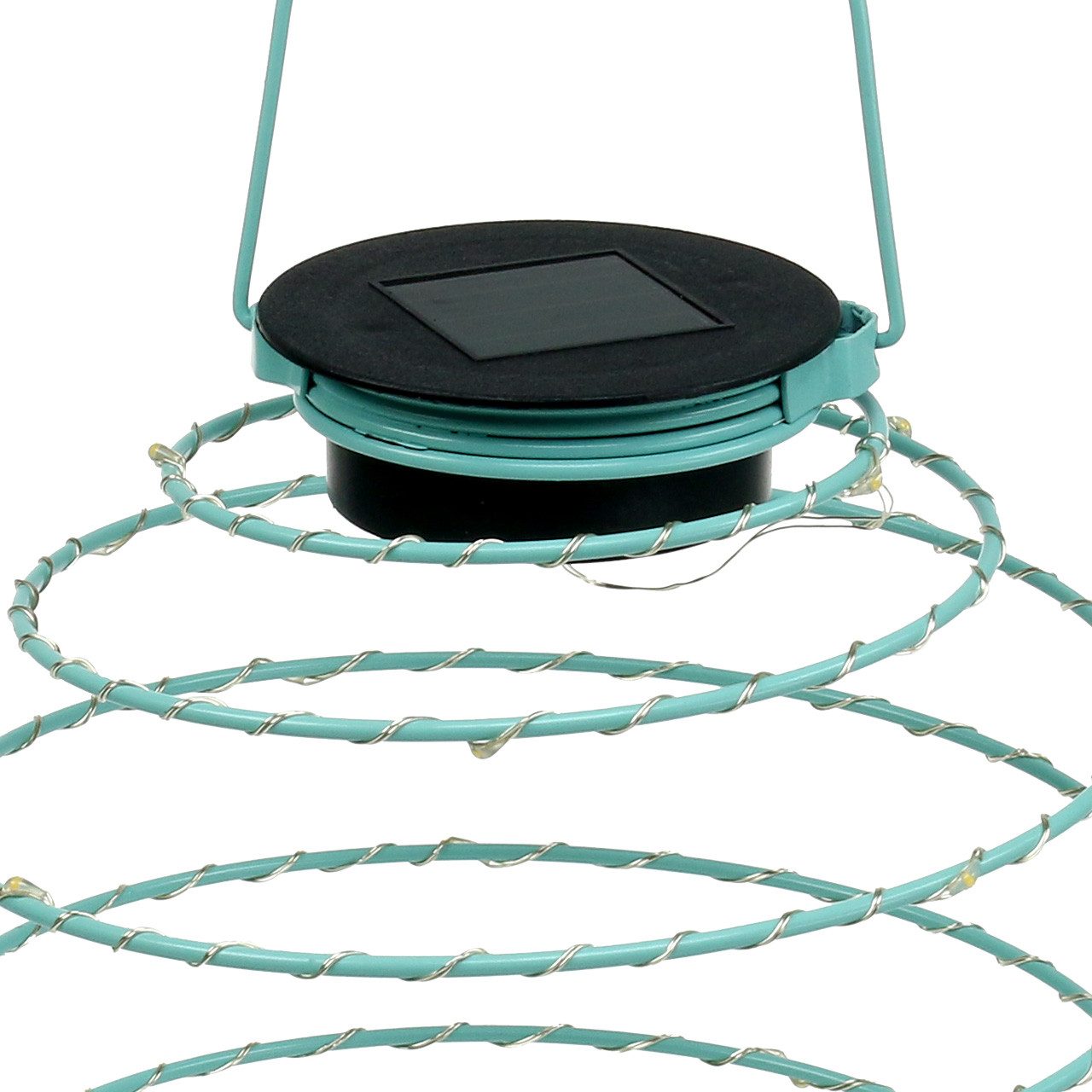 Viana Windlicht Solar Gartenleuchte Türkis 22cm günstig online kaufen