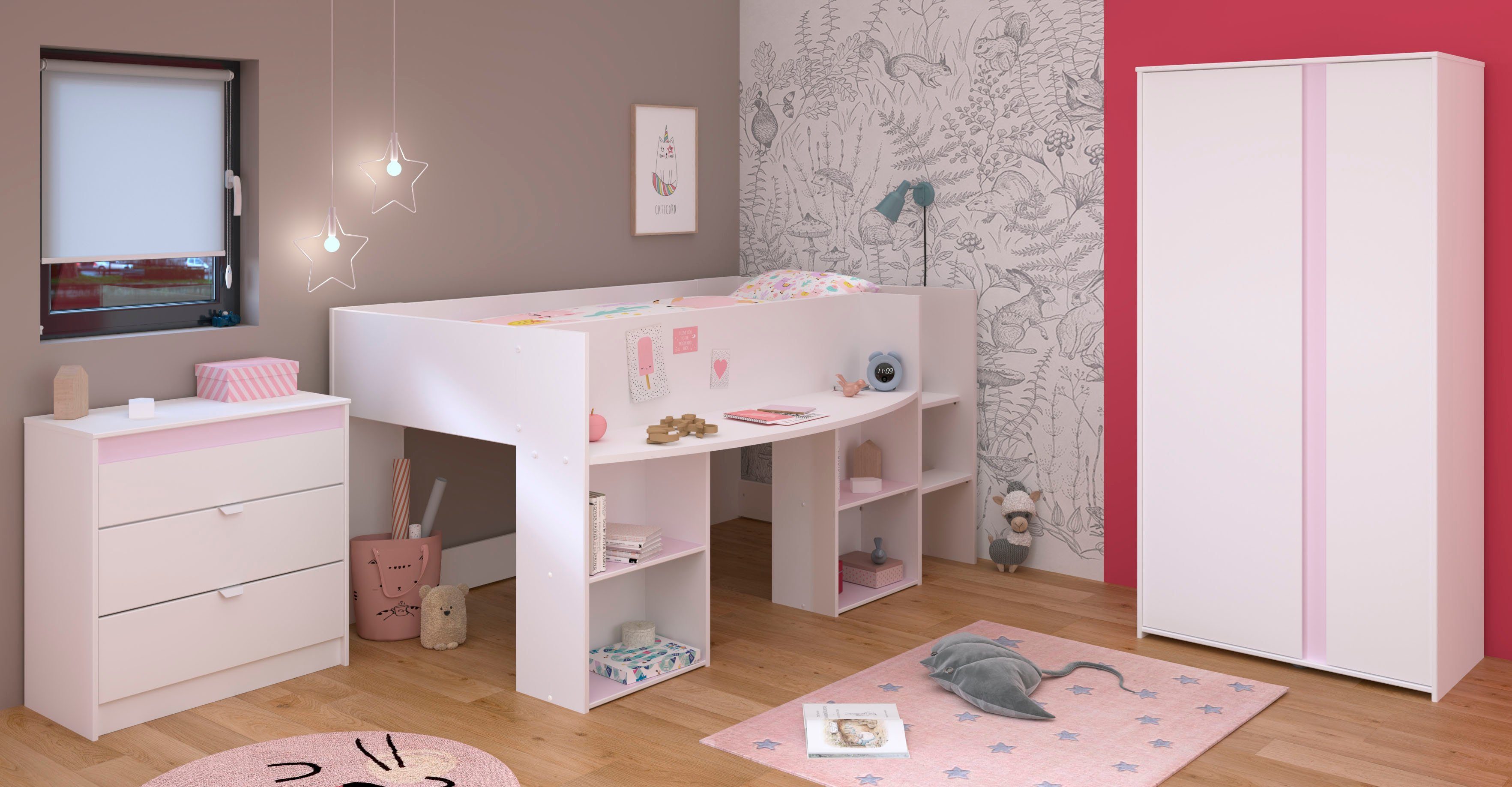 Parisot Jugendzimmer-Set "Pirouette 12" 3 Stk. tlg. günstig online kaufen