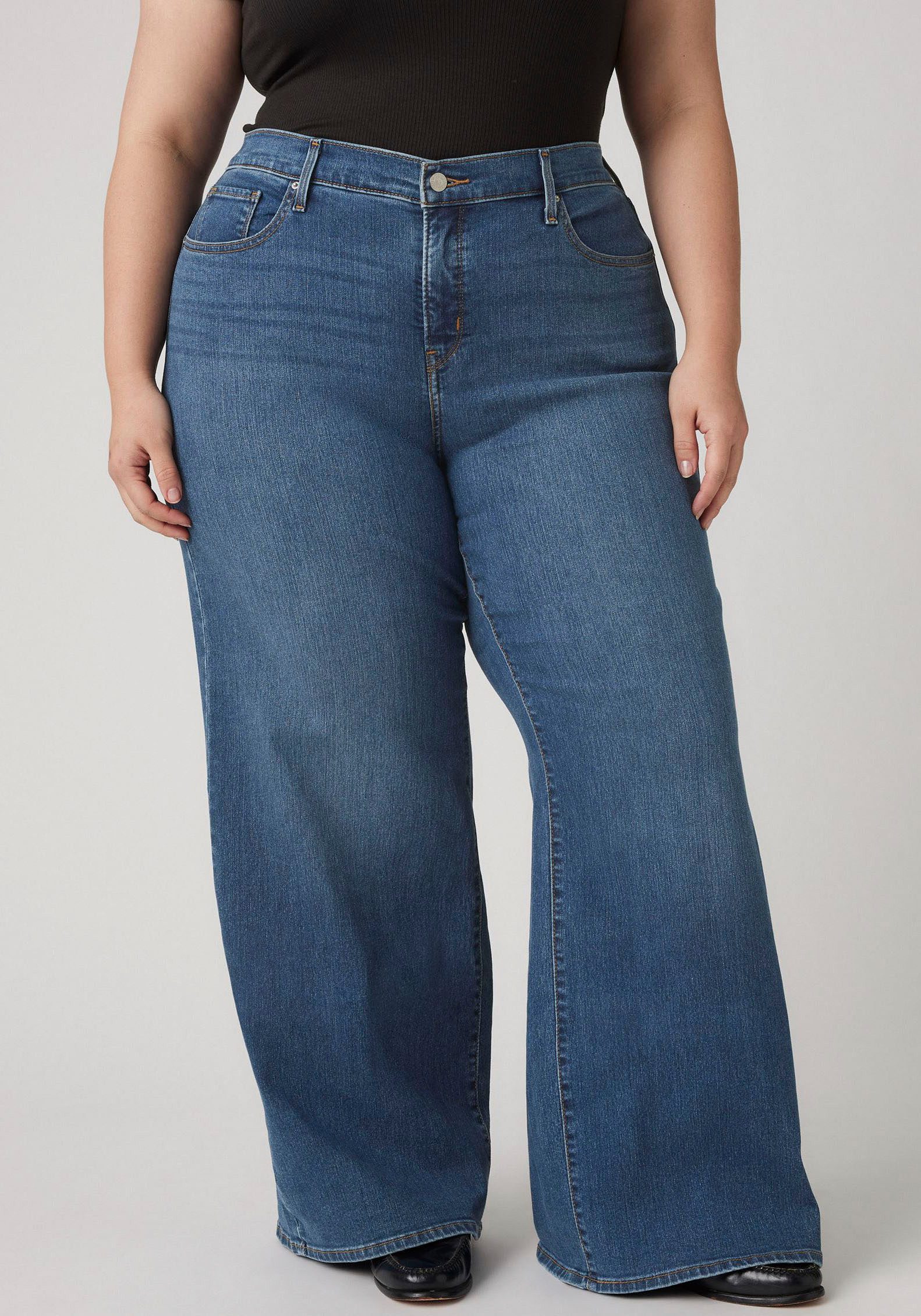 Levi's® Plus Weite Jeans PL 318 SHAPING WIDE LEG im Five-Pocket Style