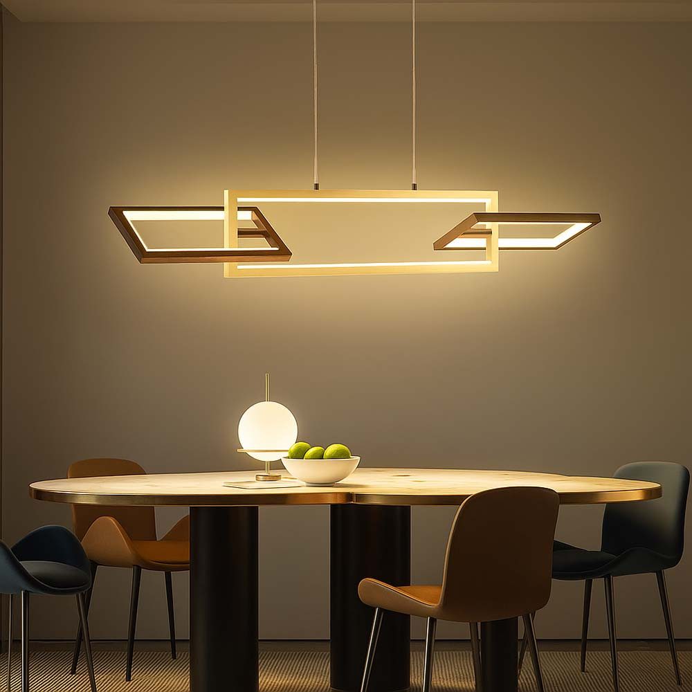 WOFI LED-Hängeleuchte, LED-Leuchtmittel fest verbaut, Warmweiß, günstig online kaufen