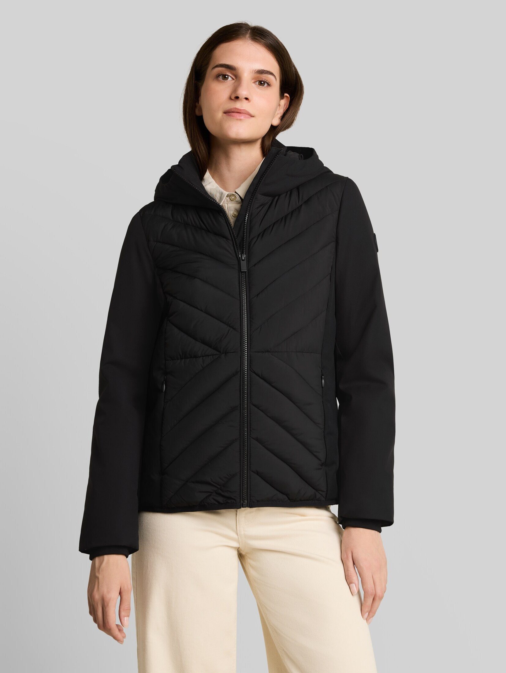 TOM TAILOR Steppjacke Jacken Hybrid Steppjacke mit Kapuze