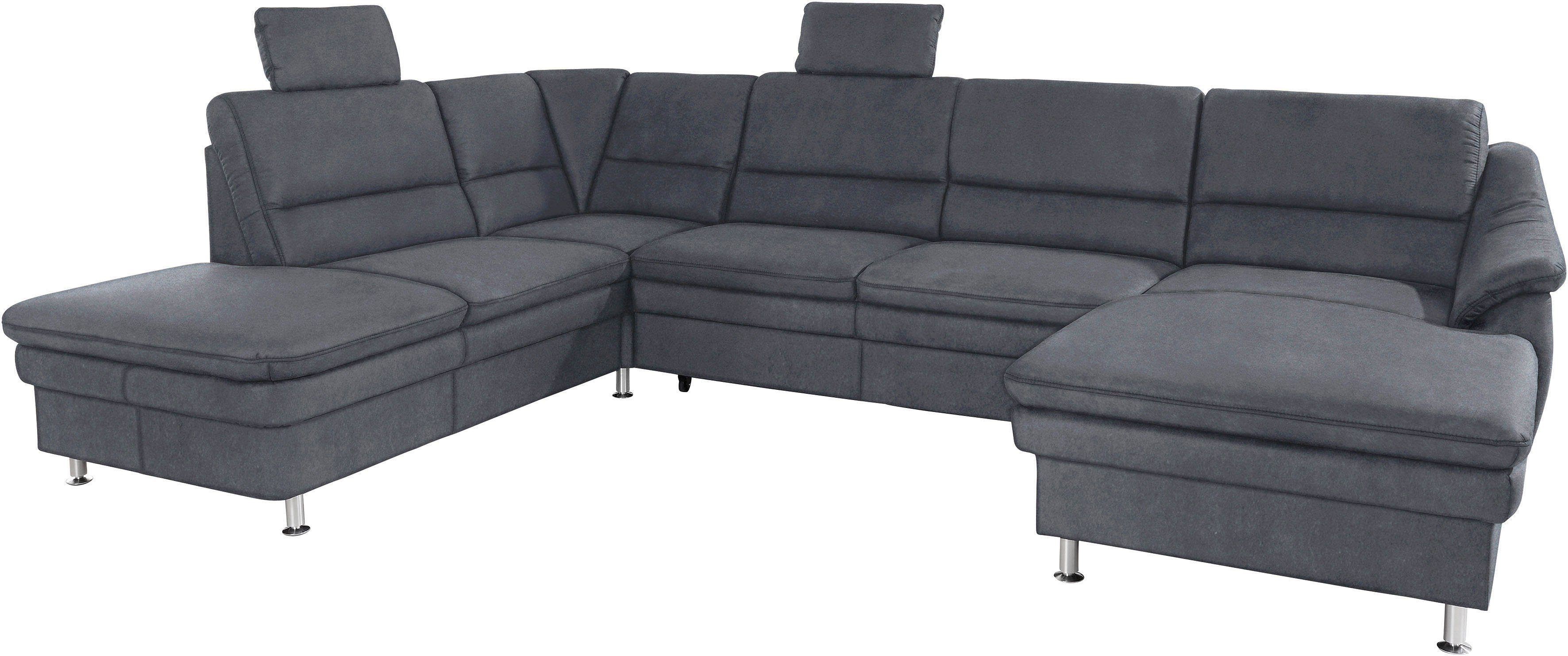 sit&more Wohnlandschaft "Cardoso U-Form" mit Federkern und Kopfstützen, mit günstig online kaufen