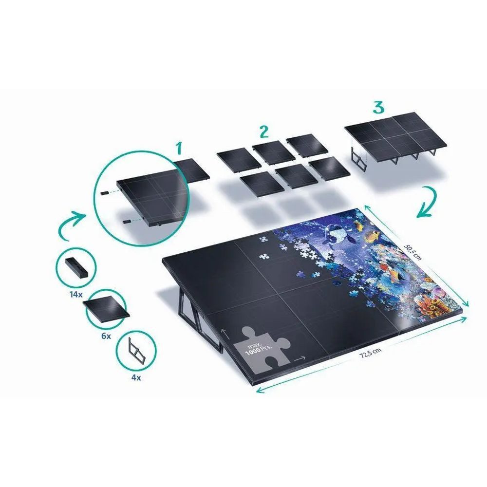 Ravensburger Puzzle Puzzle Staffelei. 1000 Teile, 1000 Puzzleteile